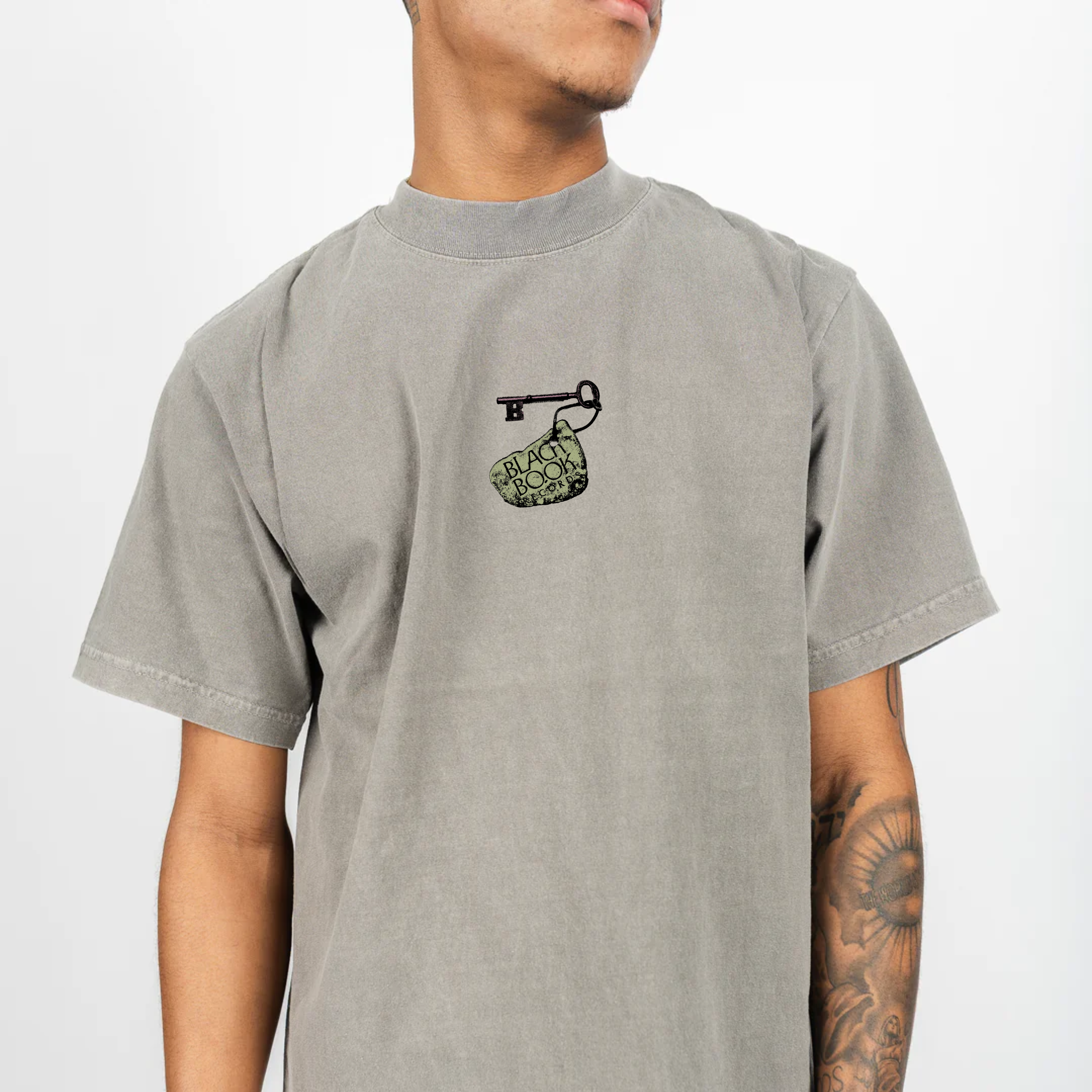 KEY STONE TEE - "PREMIUM-BOX FIT"