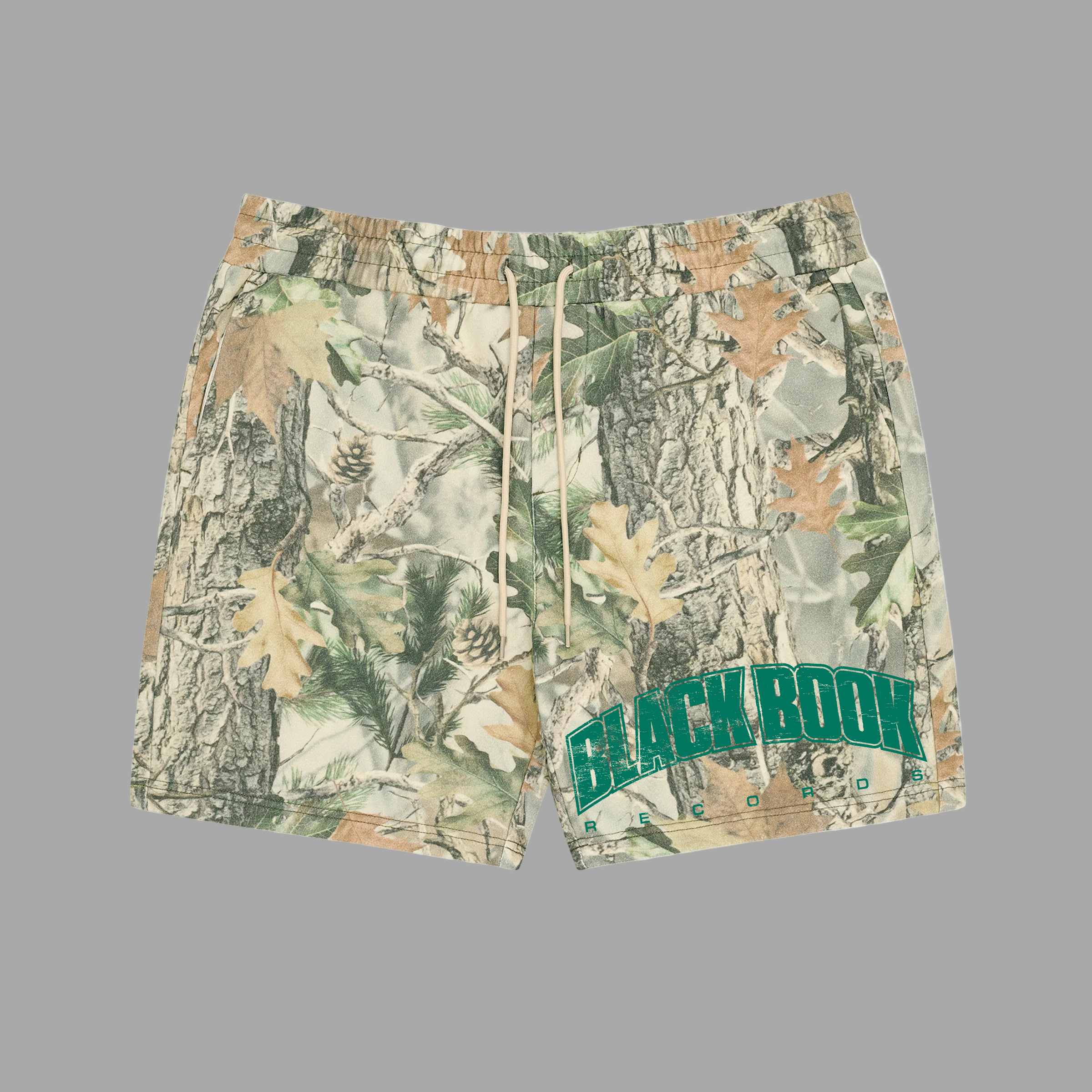 BLACK BOOK UNI - GREEN - VOLLEY SHORTS