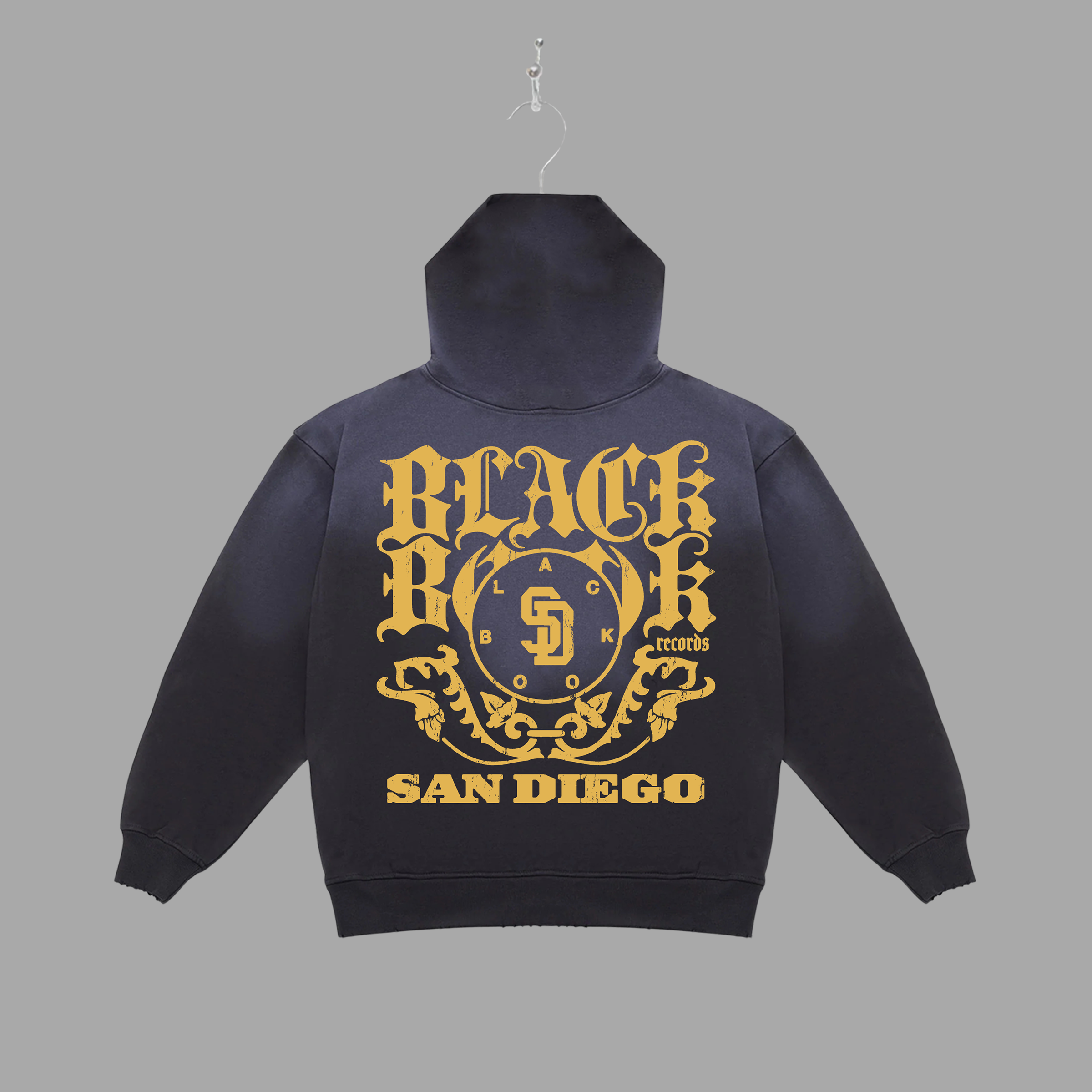 SAN DIEGO x BLACK BOOK ZIP-UP HOODIE