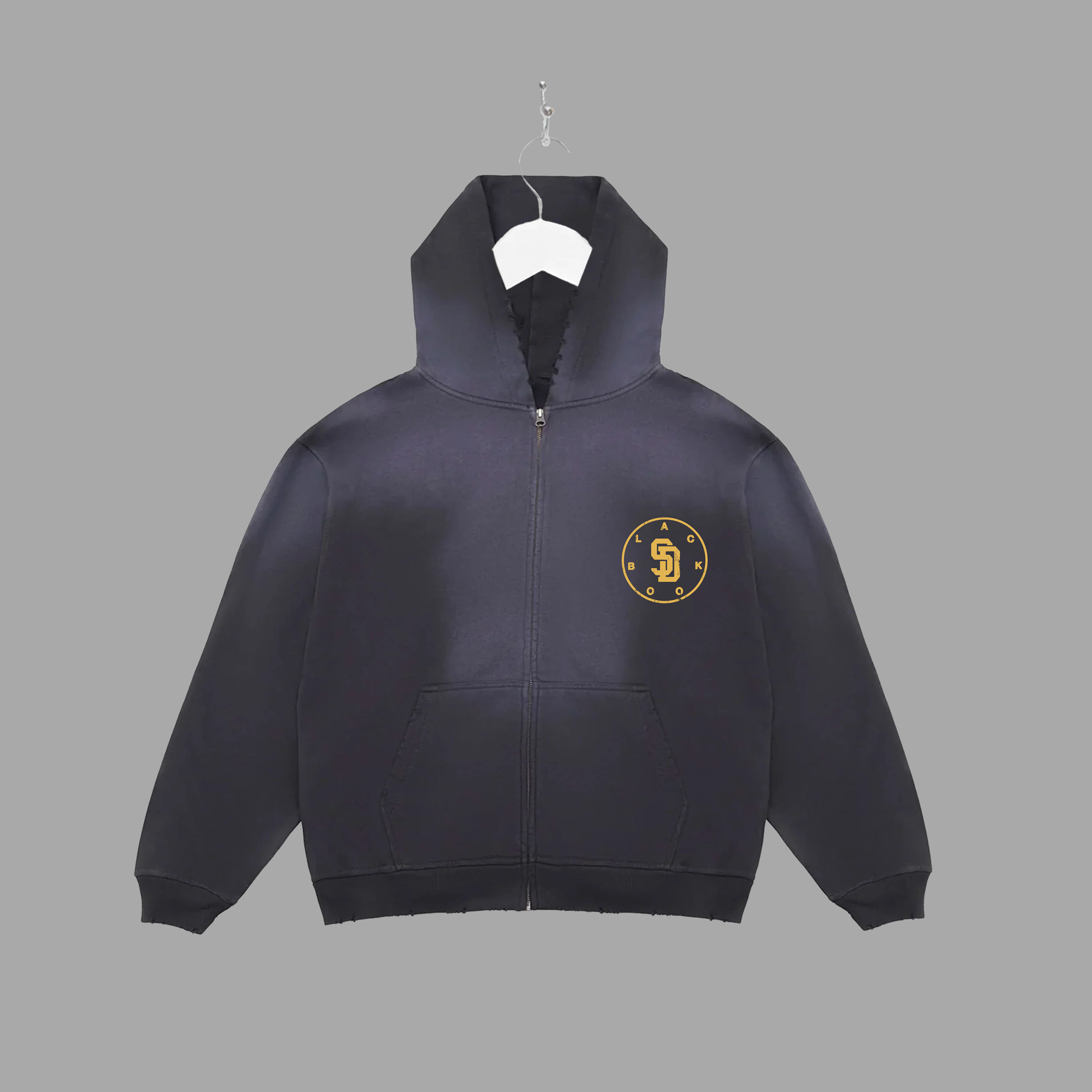 SAN DIEGO x BLACK BOOK ZIP-UP HOODIE