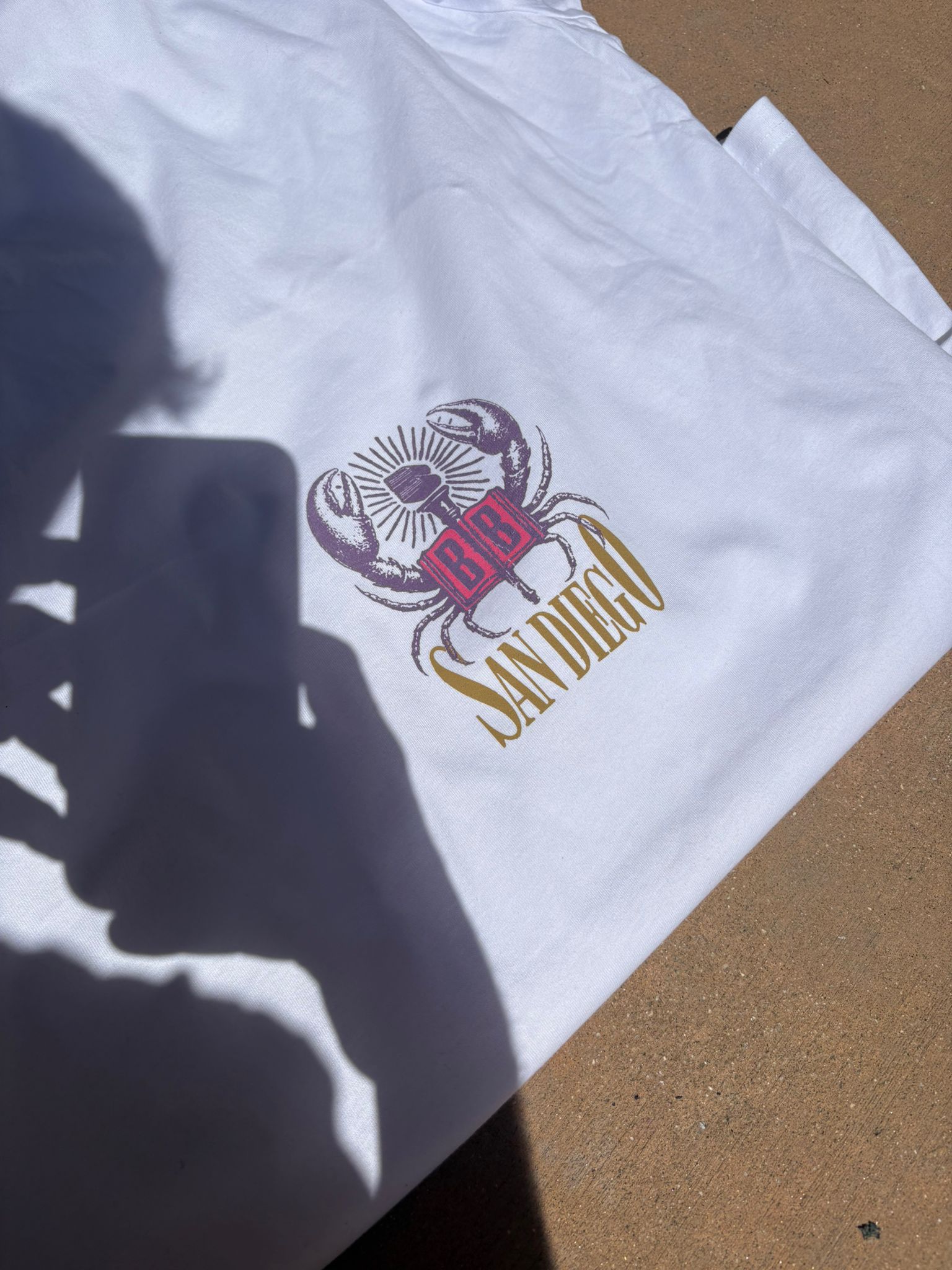 SAN DIEGO IMAGE TEE BLANC WHITE