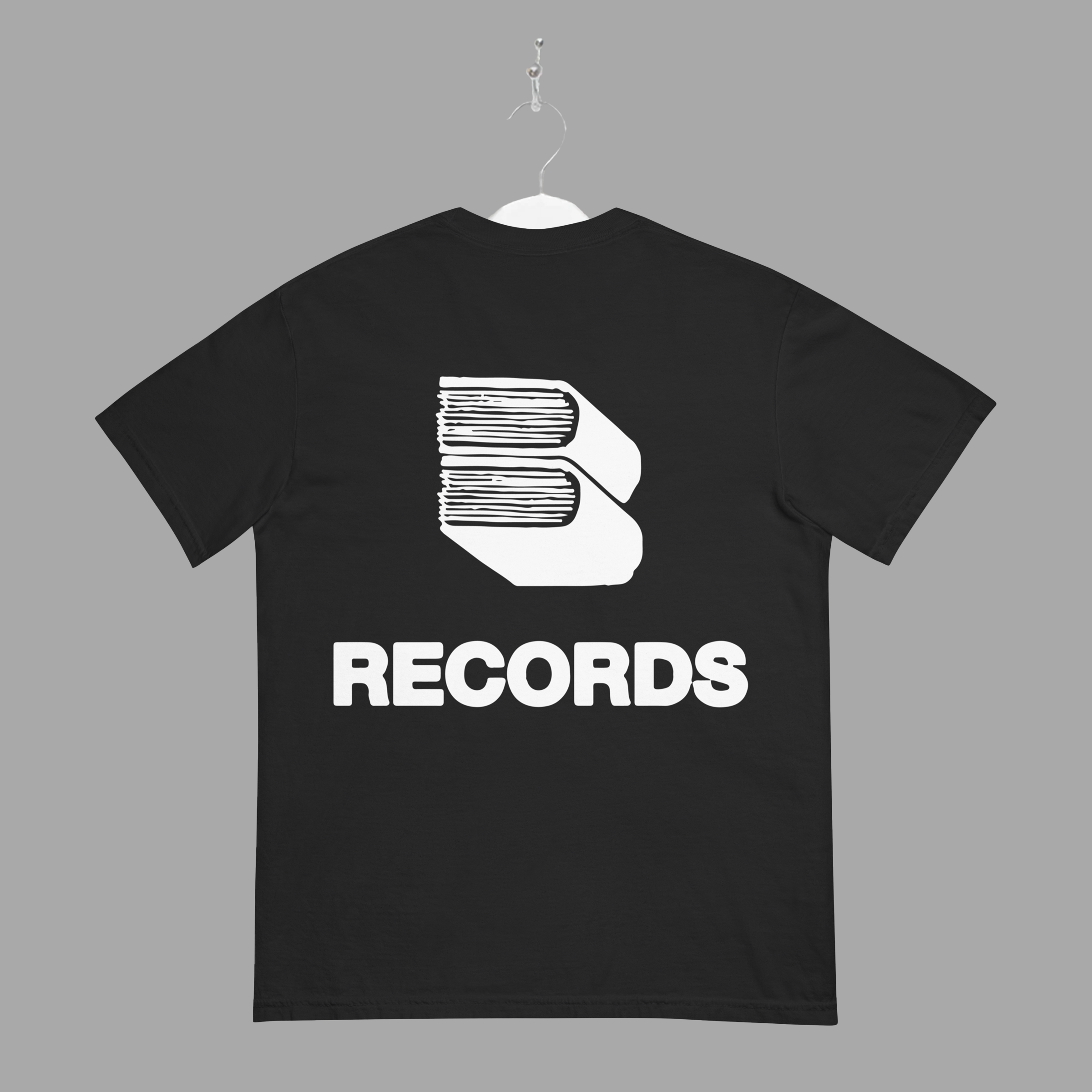 RECORDS - TEE - WHITE - "TRADITIONAL FIT"