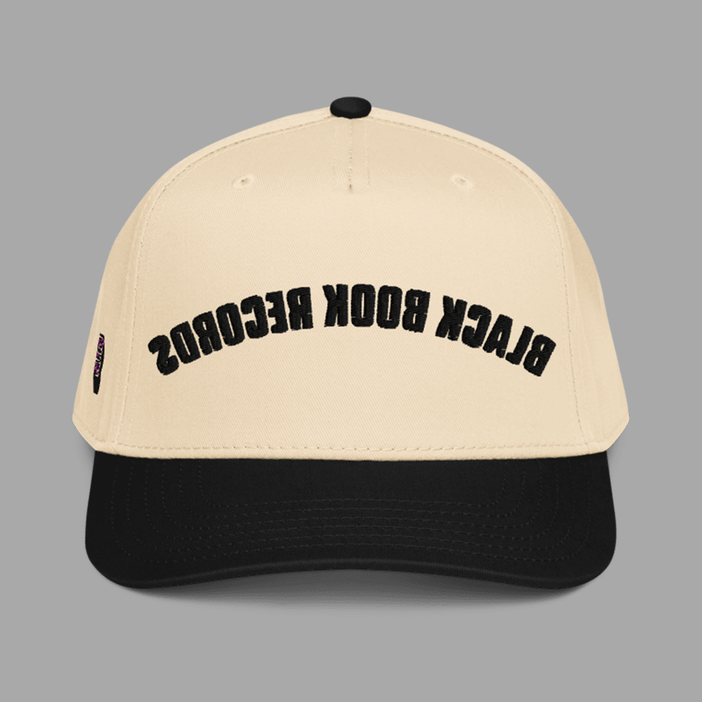 RECORDS BOOK BLACK - 5 panel - snapback