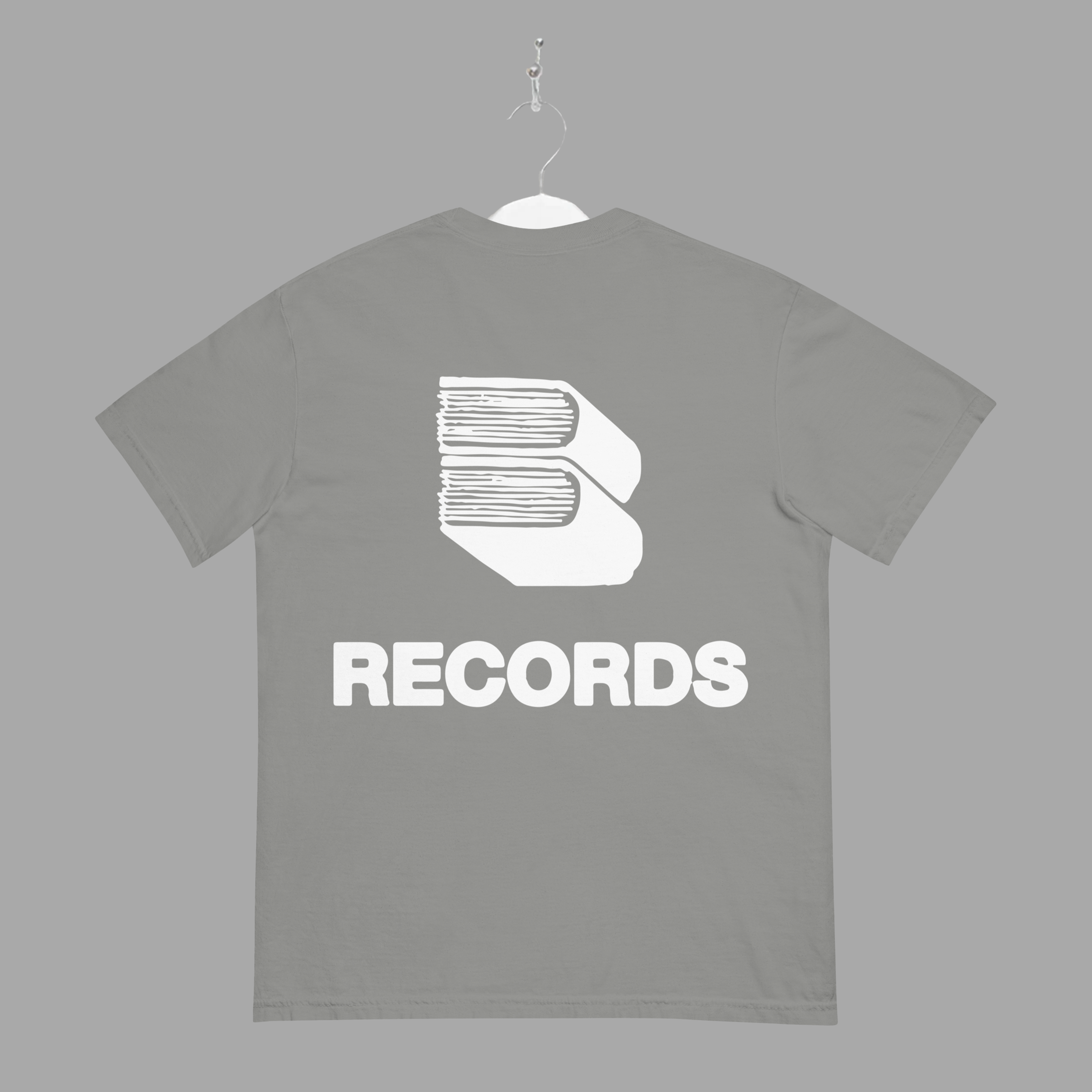 RECORDS - TEE - WHITE - "TRADITIONAL FIT"