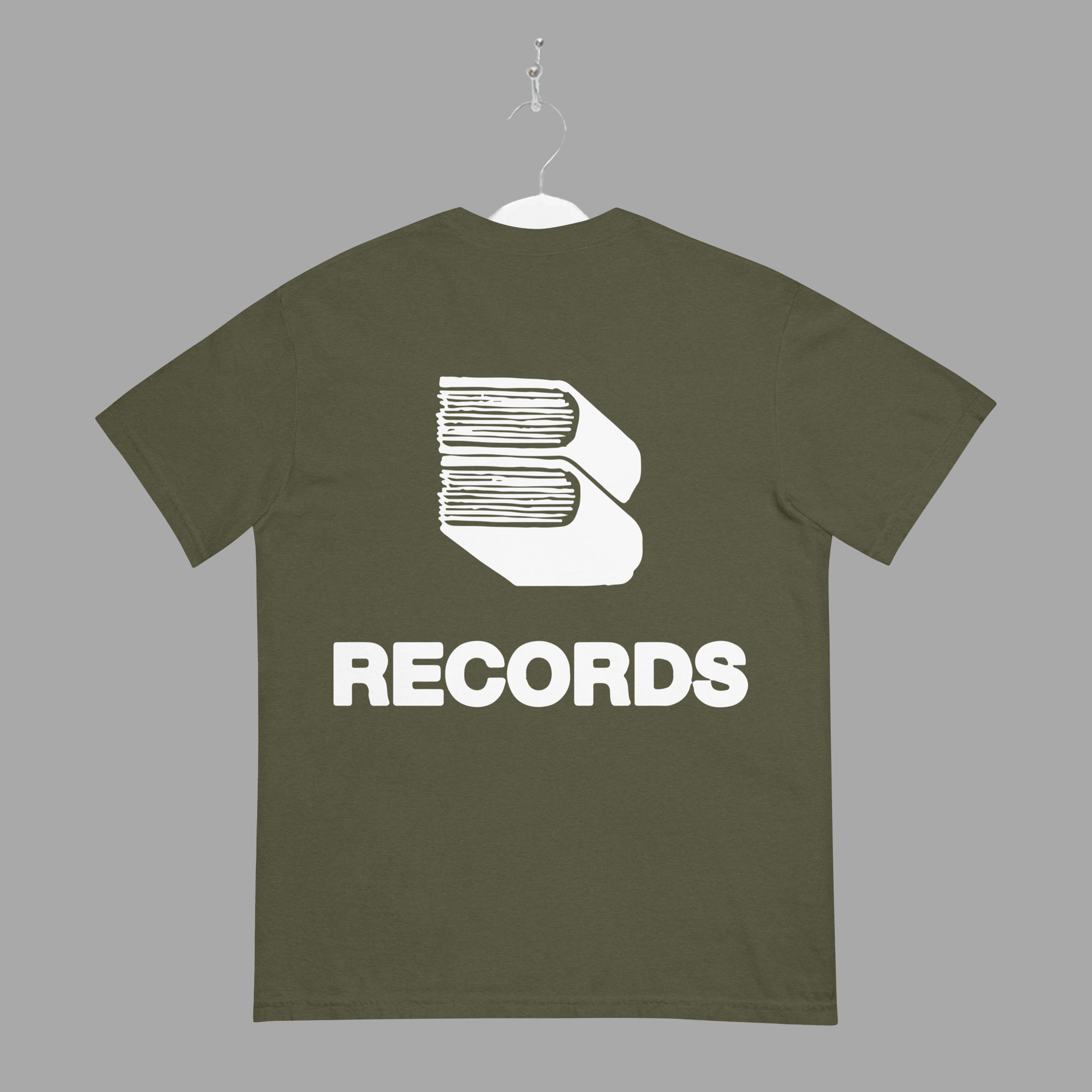 RECORDS - TEE - WHITE - "TRADITIONAL FIT"