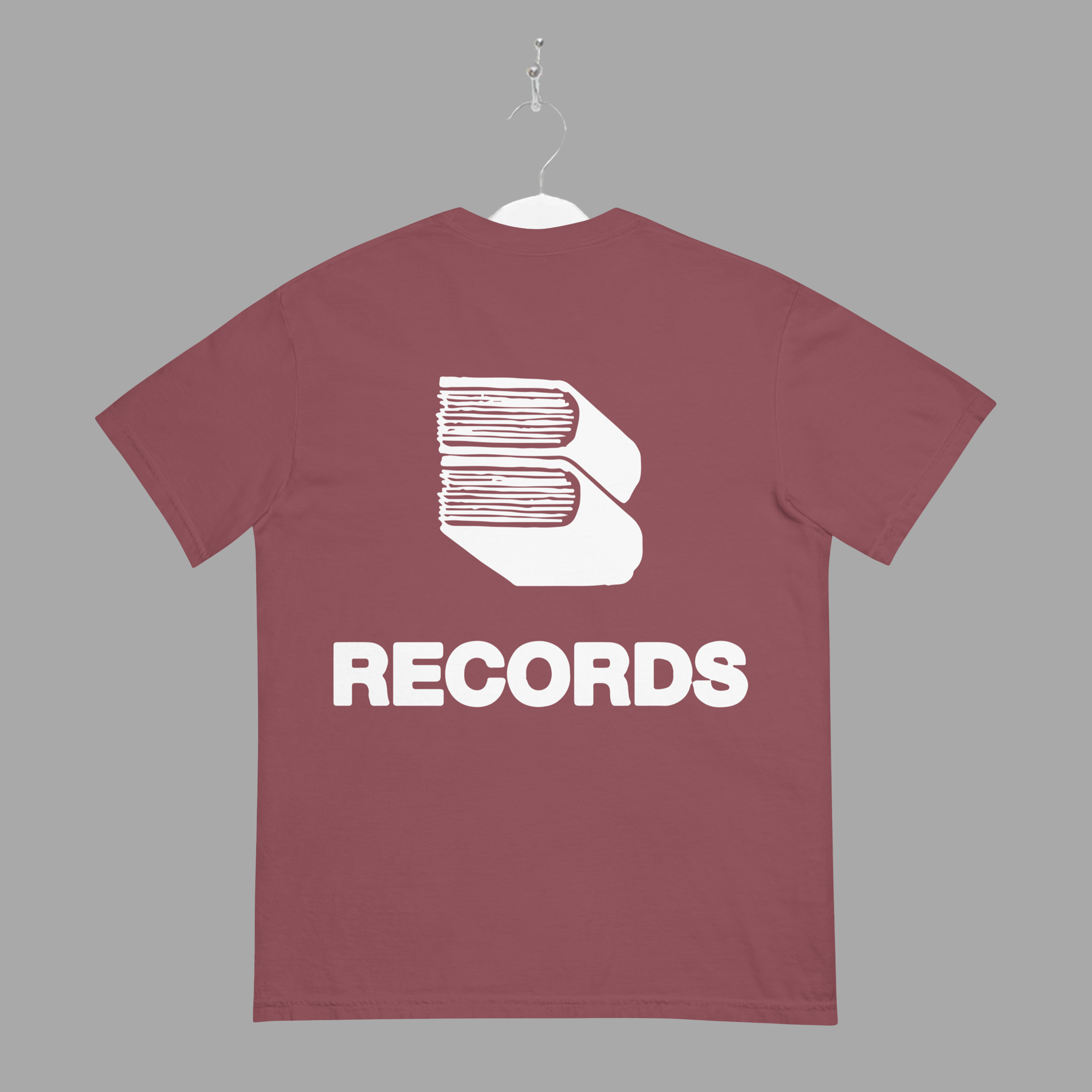 RECORDS - TEE - WHITE - "TRADITIONAL FIT"