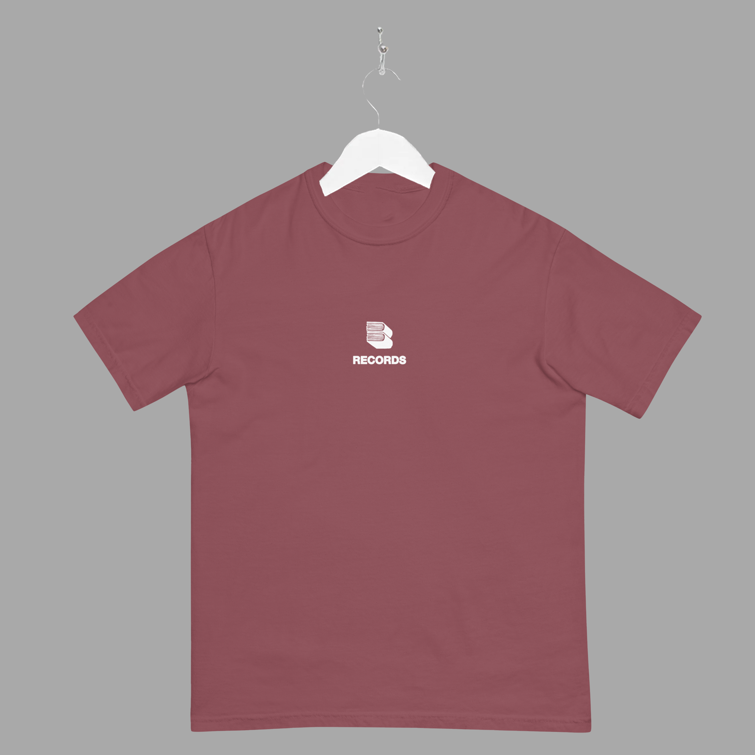 RECORDS - TEE - WHITE - "TRADITIONAL FIT"