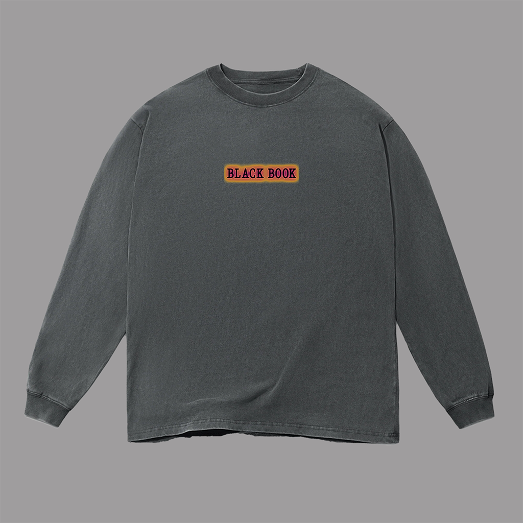 THERMAL HANDS LONGSLEEVE (VINTAGE BLACK) - "PREMIUM-BOX FIT"