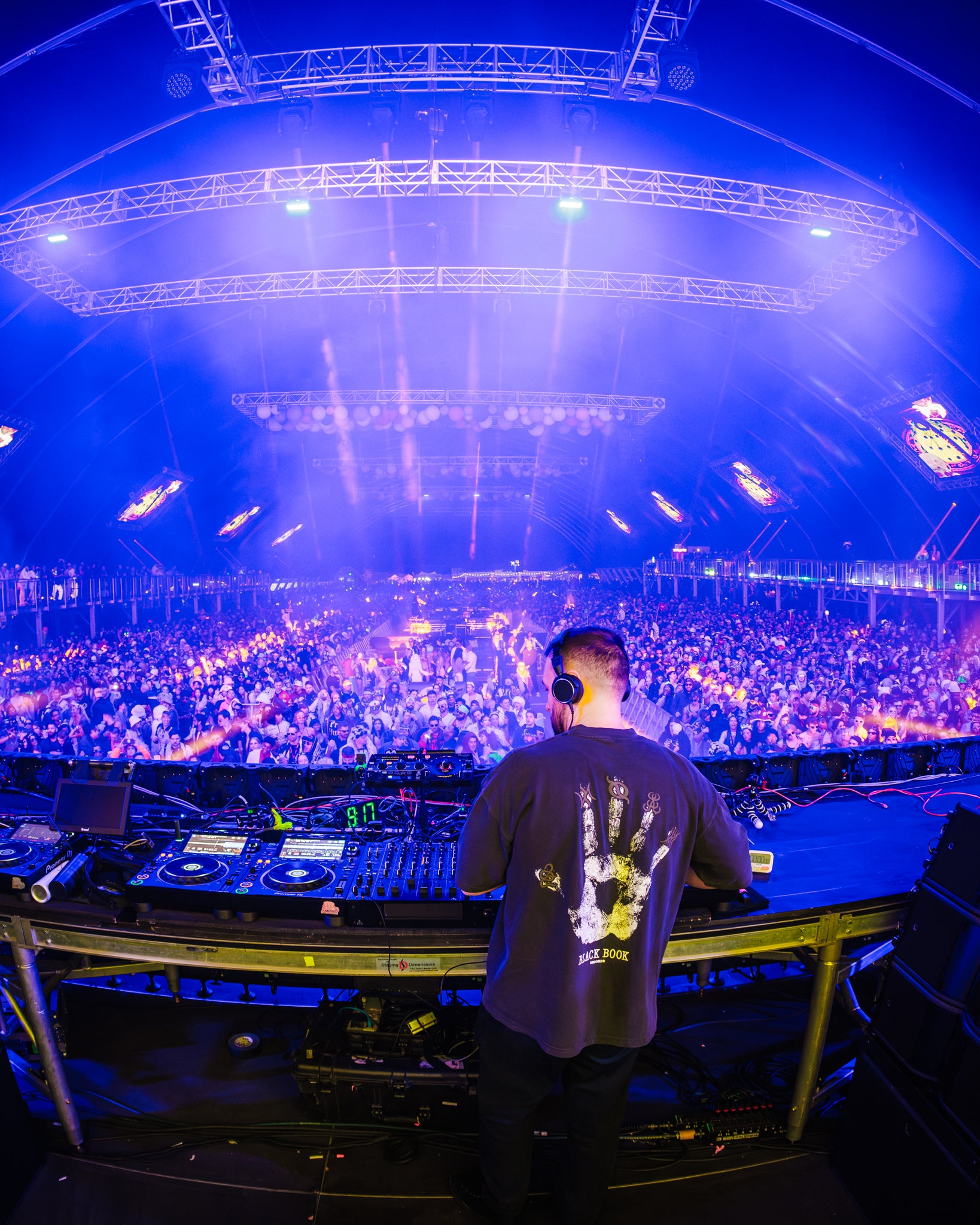 Hand Print Tee -"PREMIUM" OVERSIZED FIT