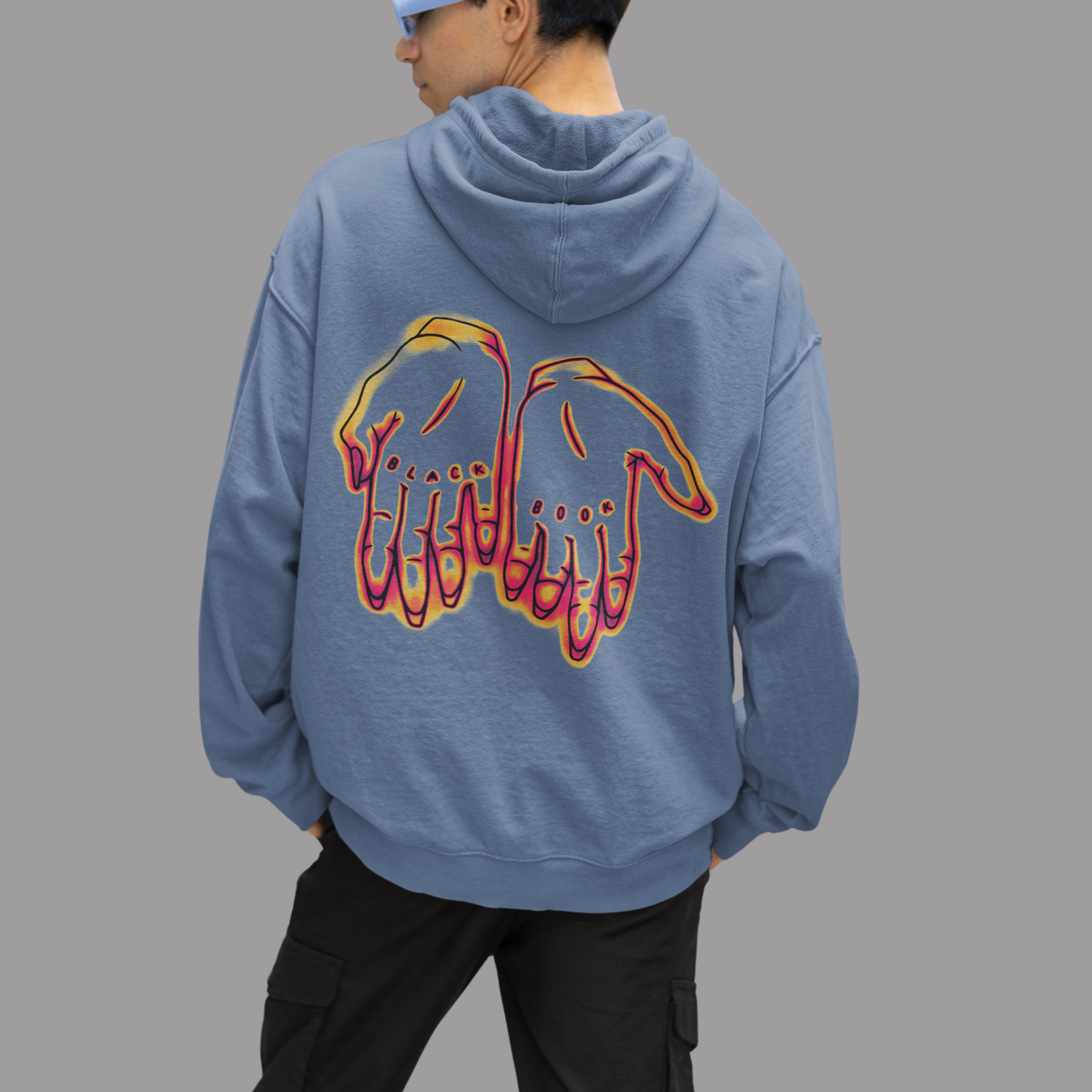 THERMAL HANDS HOODIE (BERING SEA) -"PREMIUM-BOX FIT"