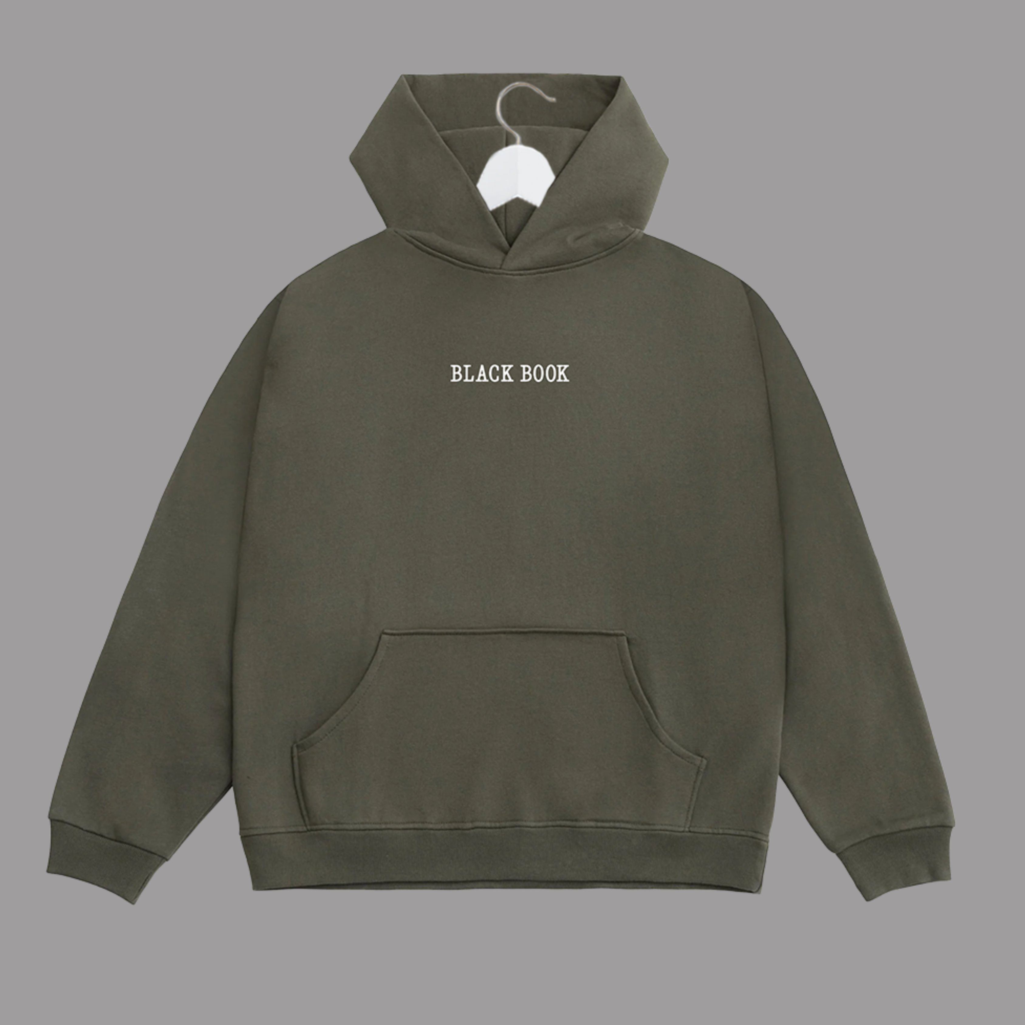 THERMAL HANDS HOODIE (BELUGA CHARCOAL) - "PREMIUM-BOX FIT"