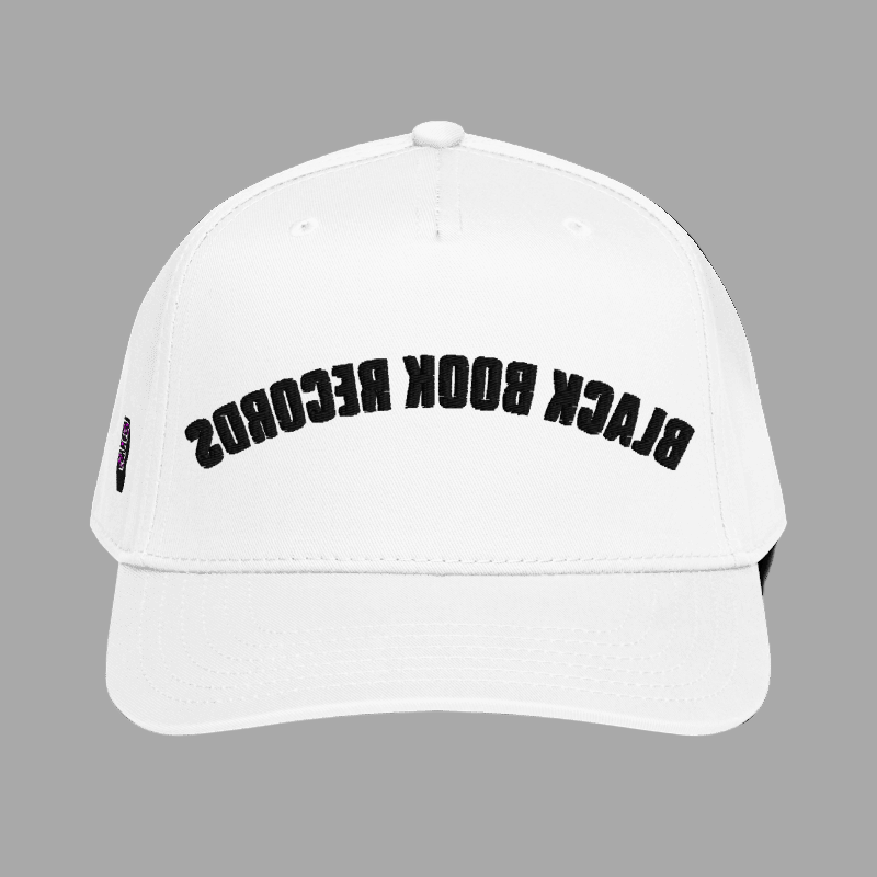 RECORDS BOOK BLACK - 5 panel - snapback