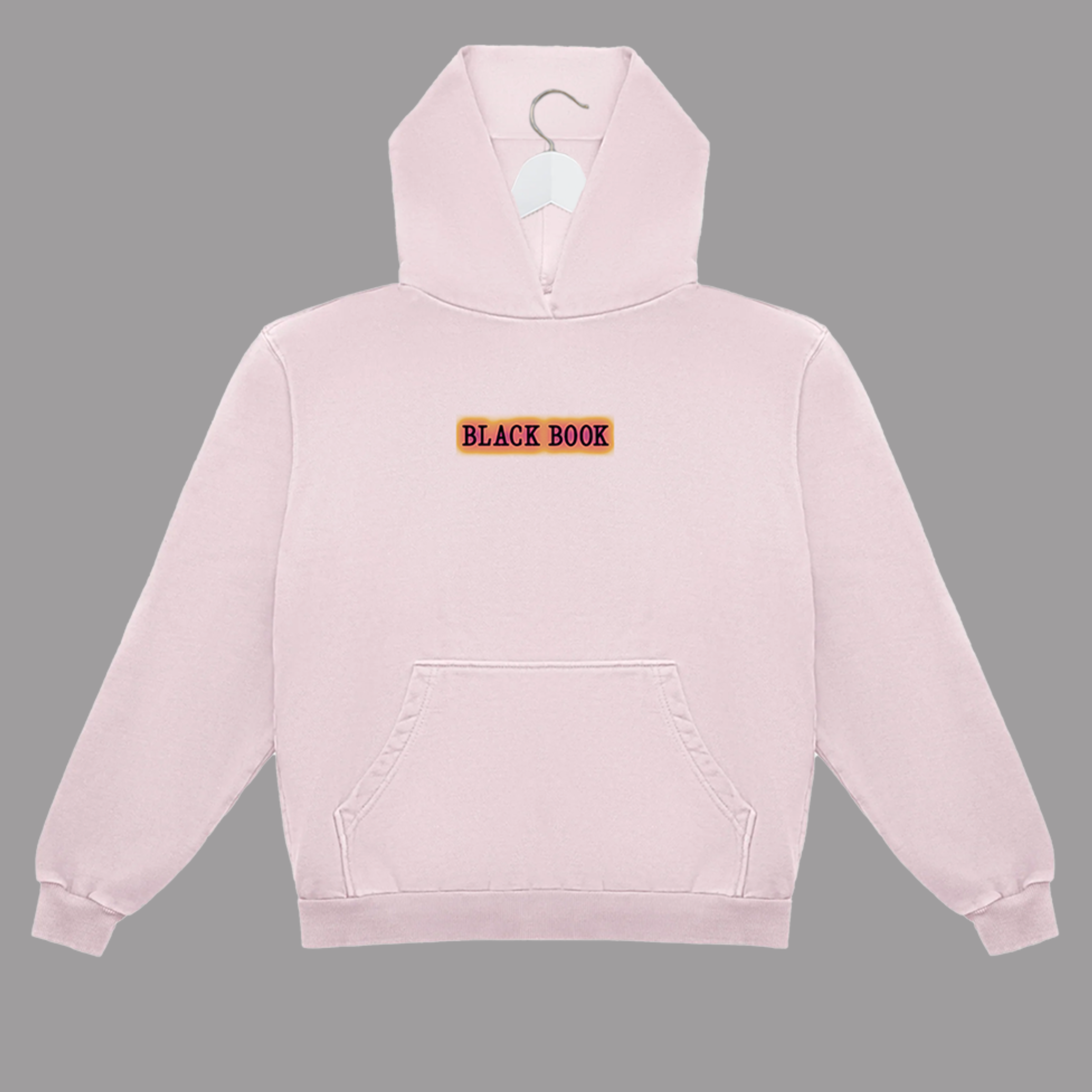 THERMAL HANDS HOODIE (LIGHT PINK) -"PREMIUM-BOX FIT"