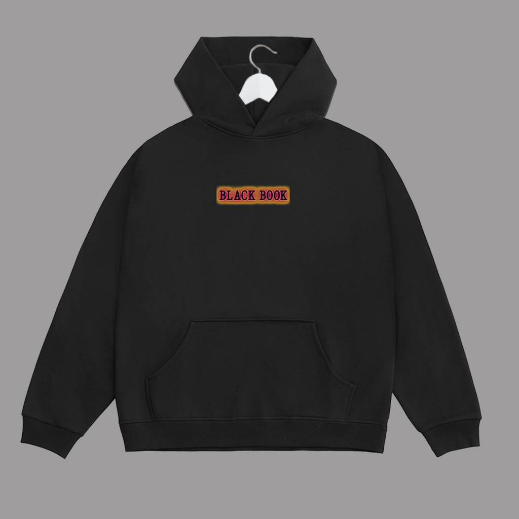 THERMAL HANDS HOODIE (LIMO BLACK) - "PREMIUM-BOX FIT"