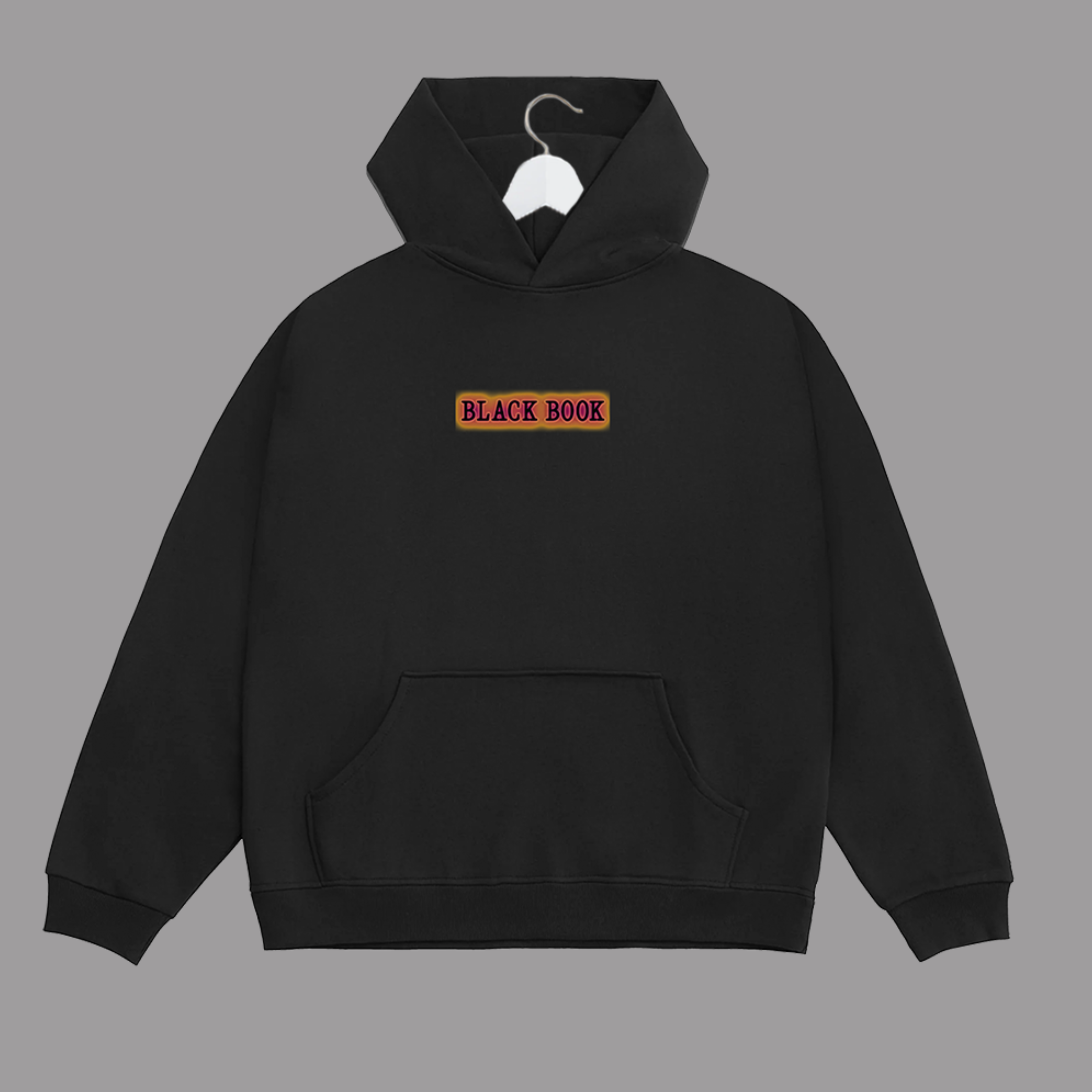 THERMAL HANDS HOODIE (LIMO BLACK) - "PREMIUM-BOX FIT"