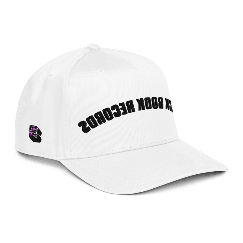 RECORDS BOOK BLACK - 5 panel - snapback