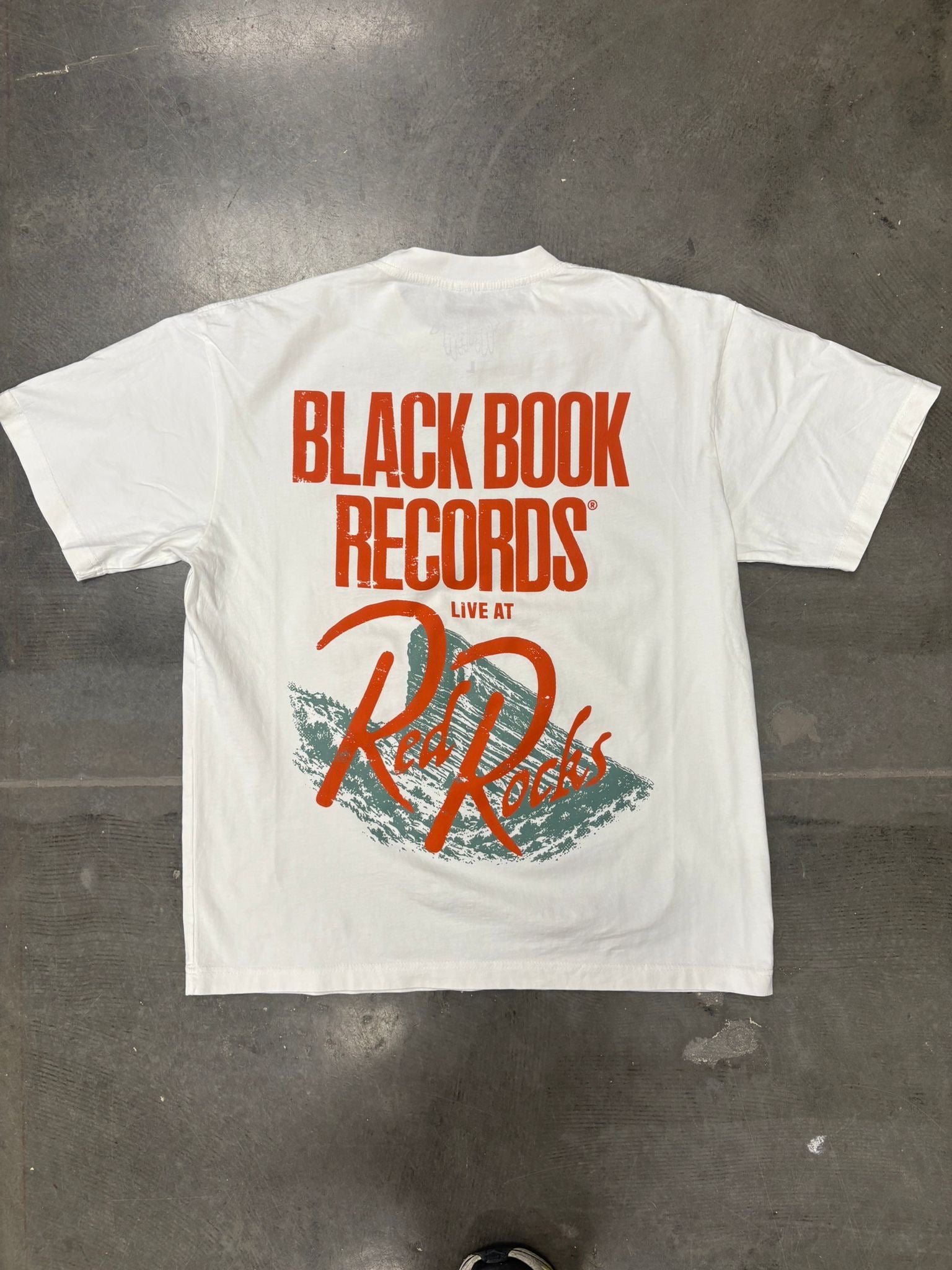 LIVE AT RED ROCKS TEE - "PREMIUM-BOX FIT"