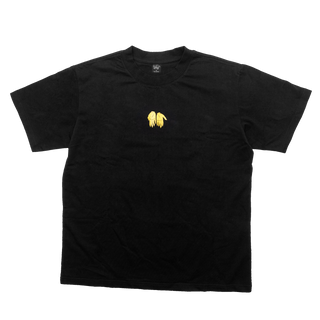 "PREMIUM" OVERSIZED HANDS TEE - GOLD/BLACK