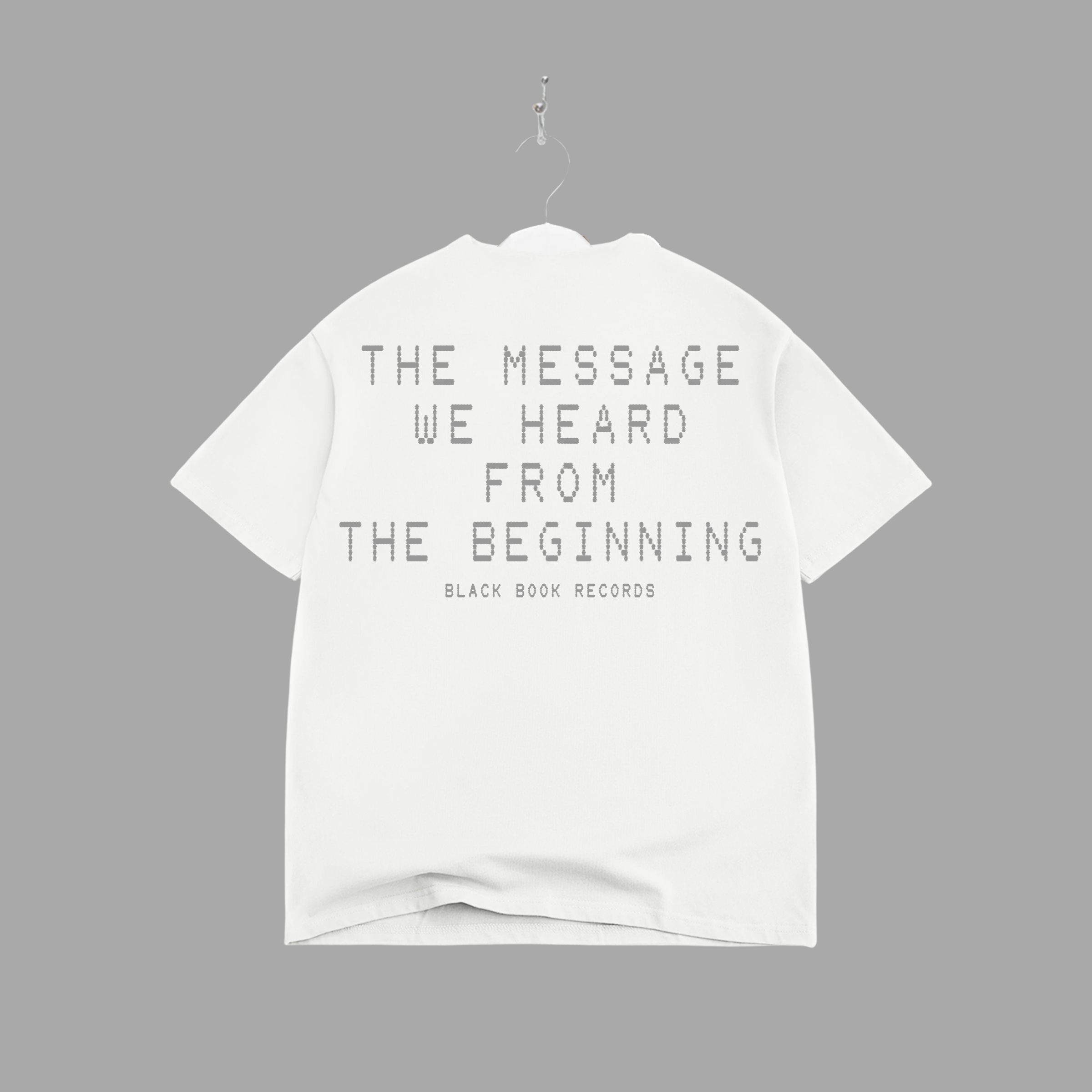 THE MESSAGE FADED - GREY - TEE - "PREMIUM-BOX FIT"