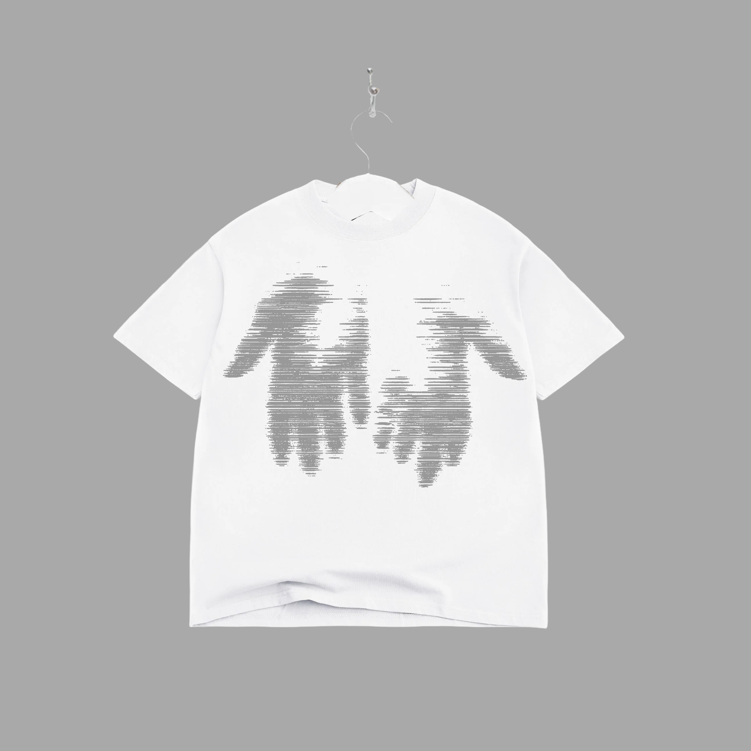 THE MESSAGE FADED - GREY - TEE - "PREMIUM-BOX FIT"