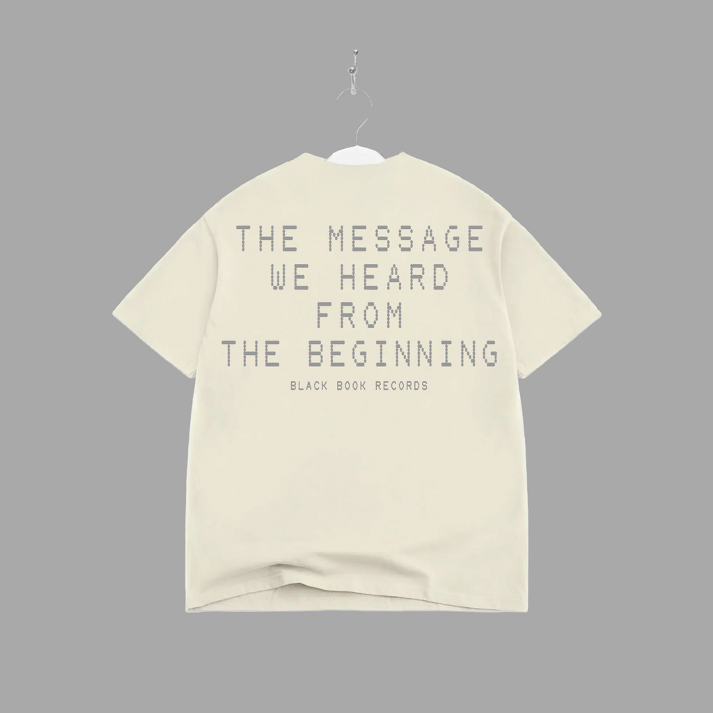 THE MESSAGE FADED - GREY - TEE - "PREMIUM-BOX FIT"