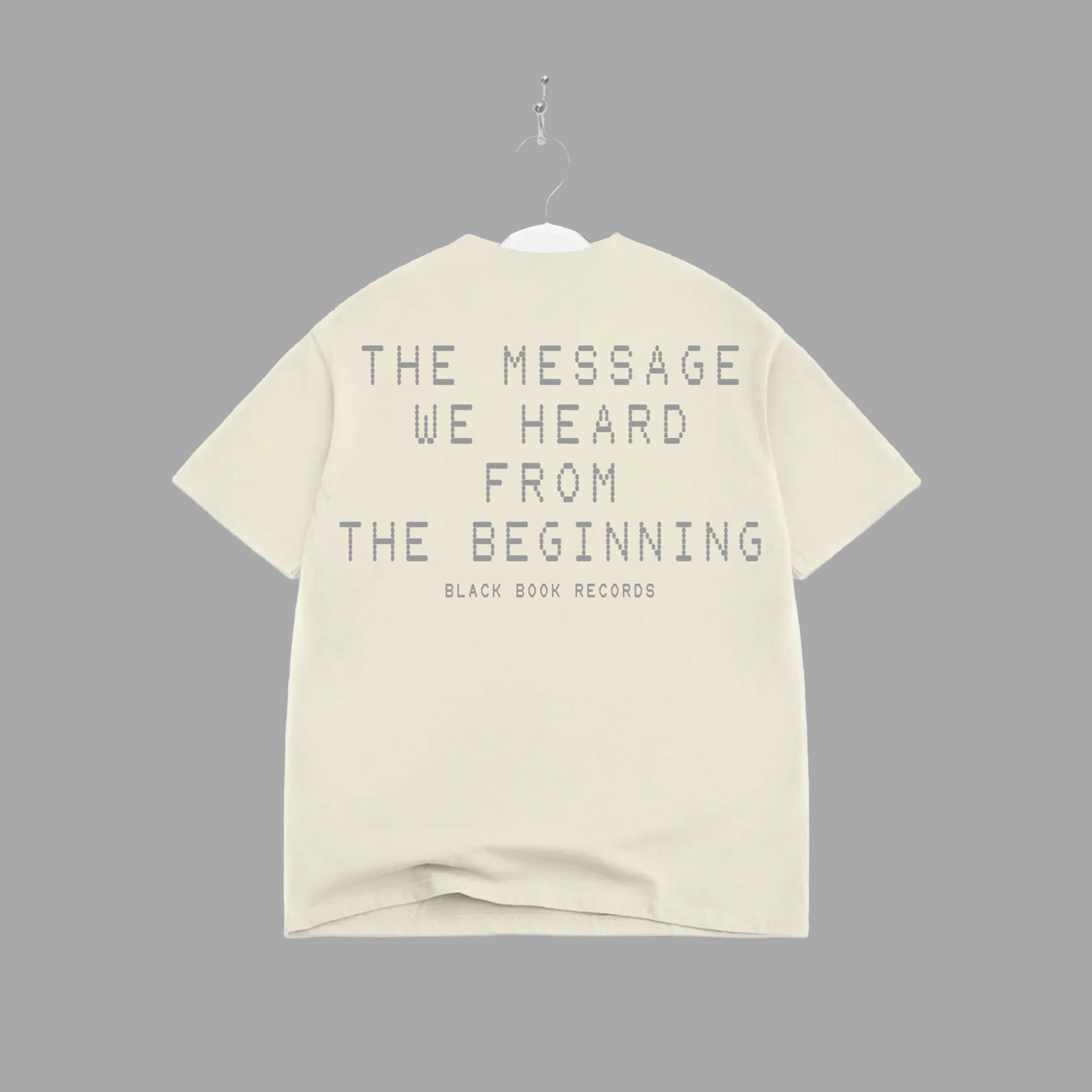 THE MESSAGE FADED - GREY - TEE - "PREMIUM-BOX FIT"
