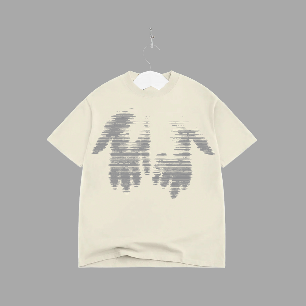THE MESSAGE FADED - GREY - TEE - "PREMIUM-BOX FIT"