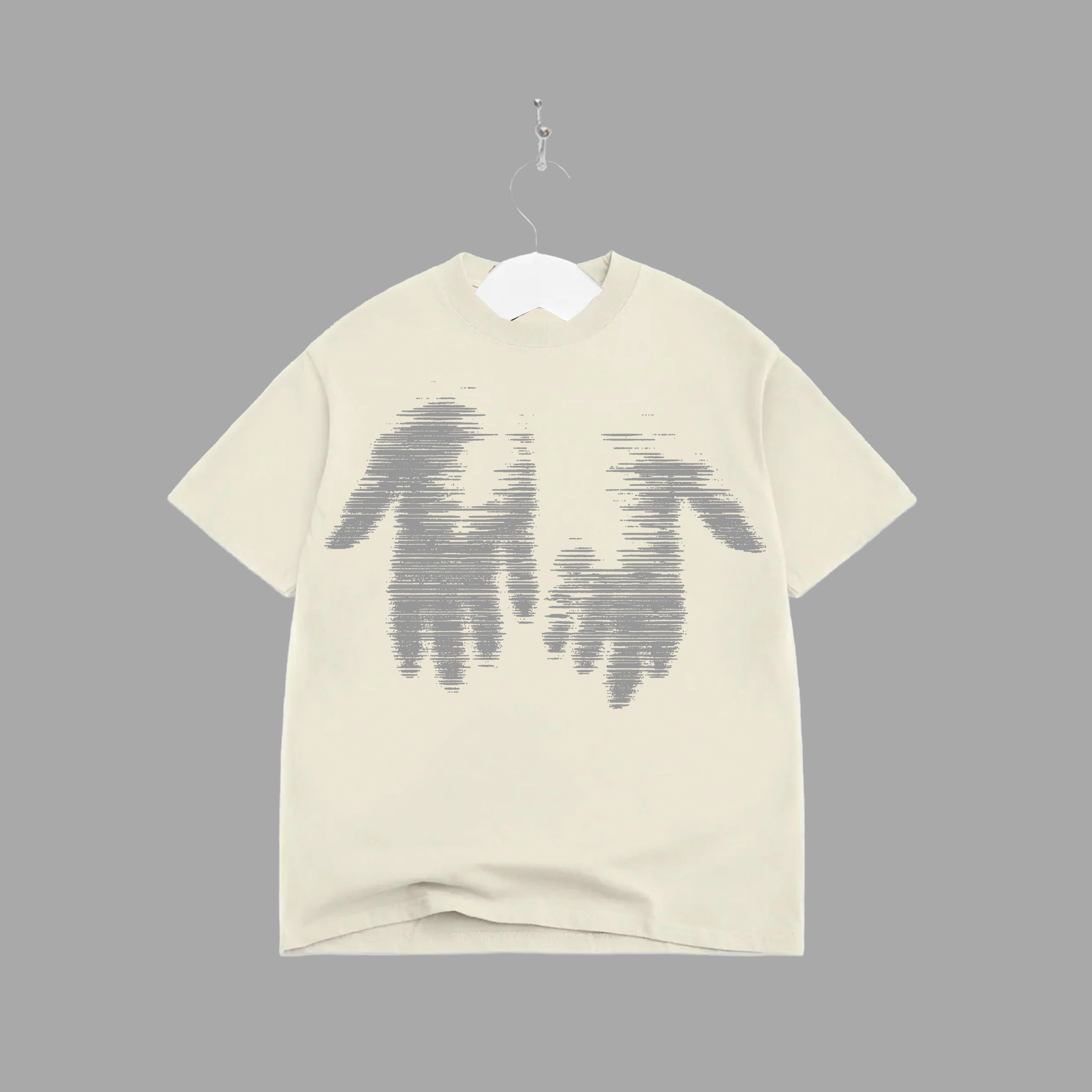 THE MESSAGE FADED - GREY - TEE - "PREMIUM-BOX FIT"