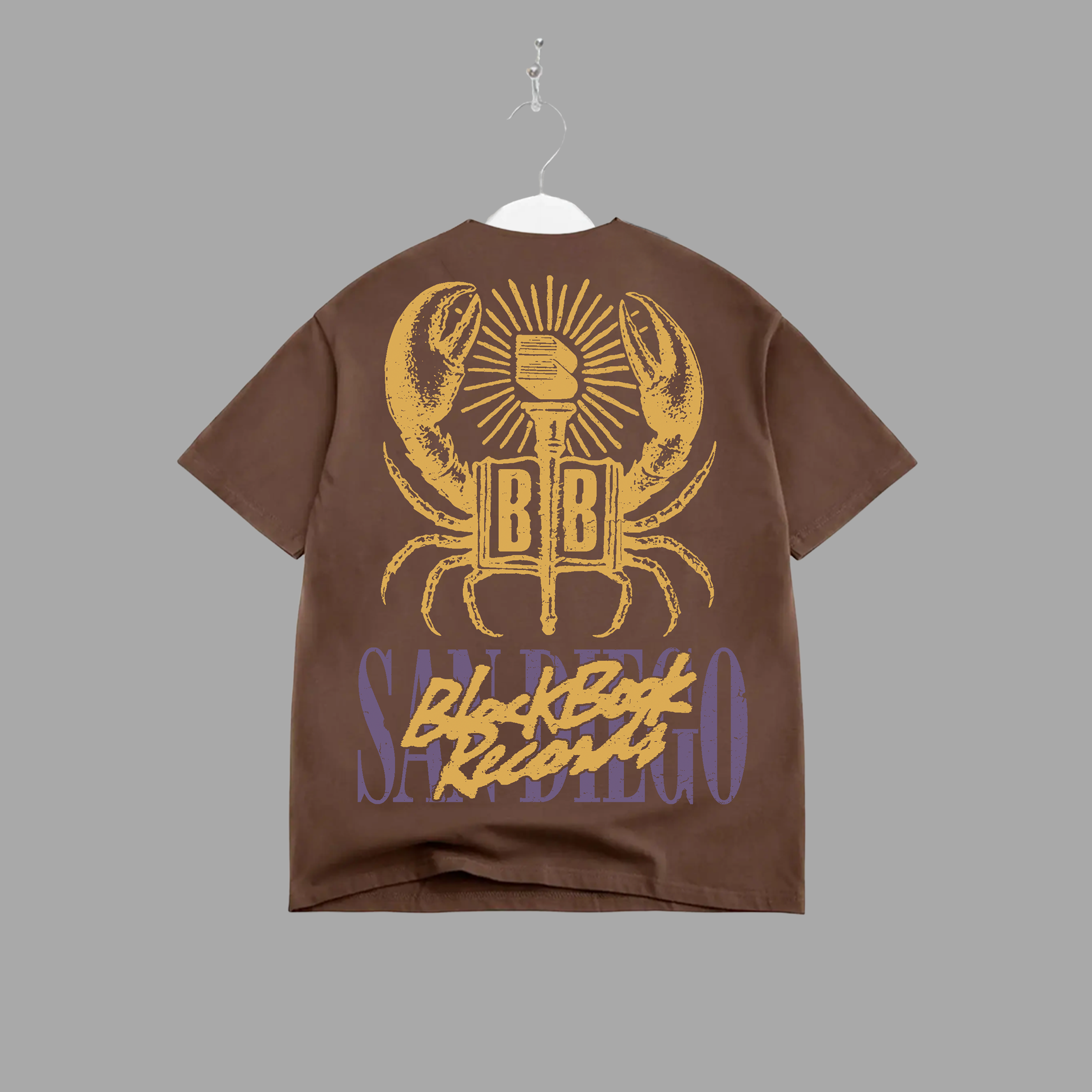 SAN DIEGO BLACK BOOK CRAB TEE