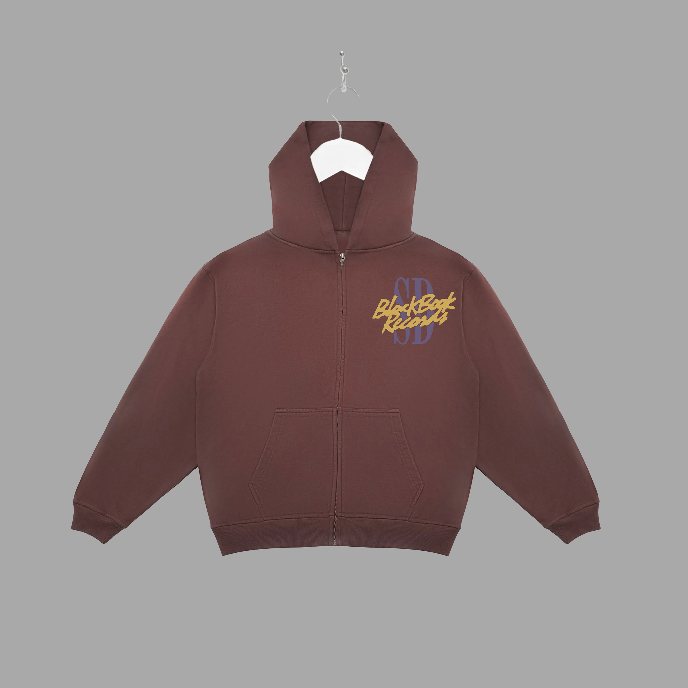 SAN DIEGO BLACK BOOK CRAB ZIP-UP HOODIE