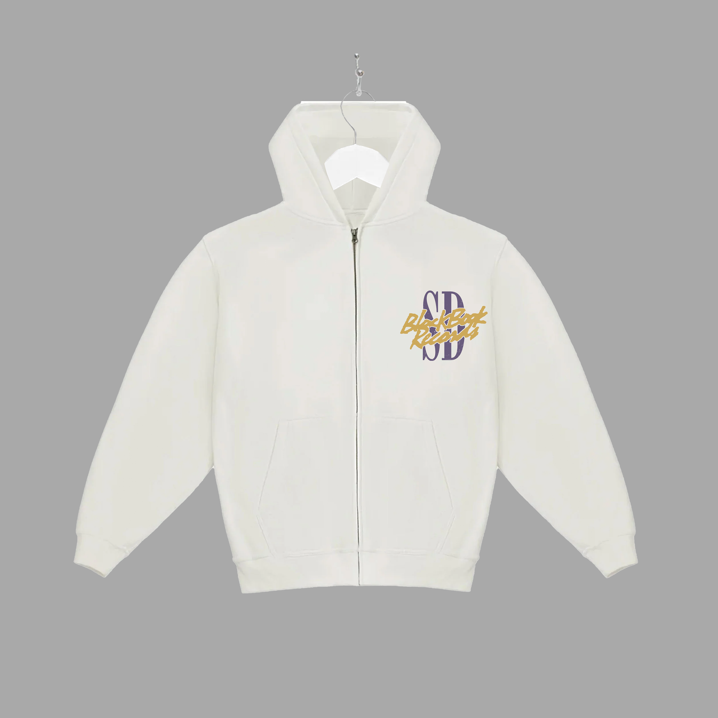 SAN DIEGO BLACK BOOK CRAB ZIP-UP HOODIE
