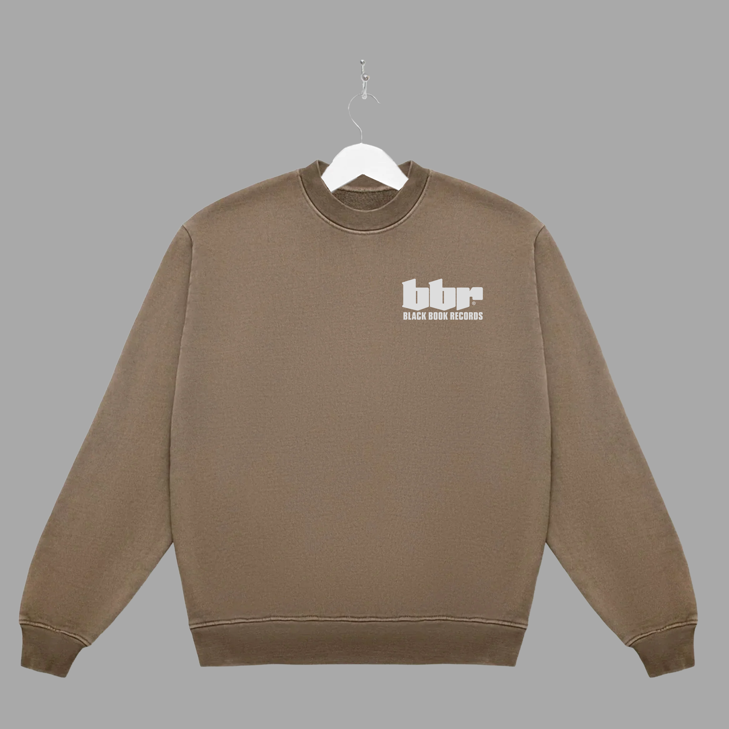 BBR - WHITE - CREWNECK - "PREMIUM-BOX FIT"