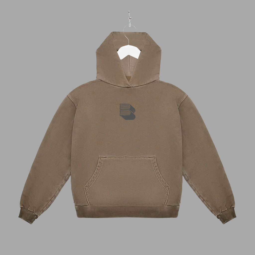BBR DISTRESSED - HOODIE - "PREMIUM-BOX FIT"