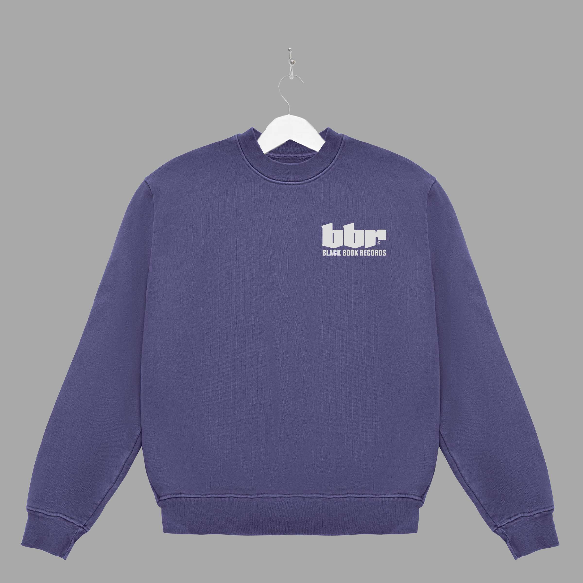 BBR - WHITE - CREWNECK - "PREMIUM-BOX FIT"