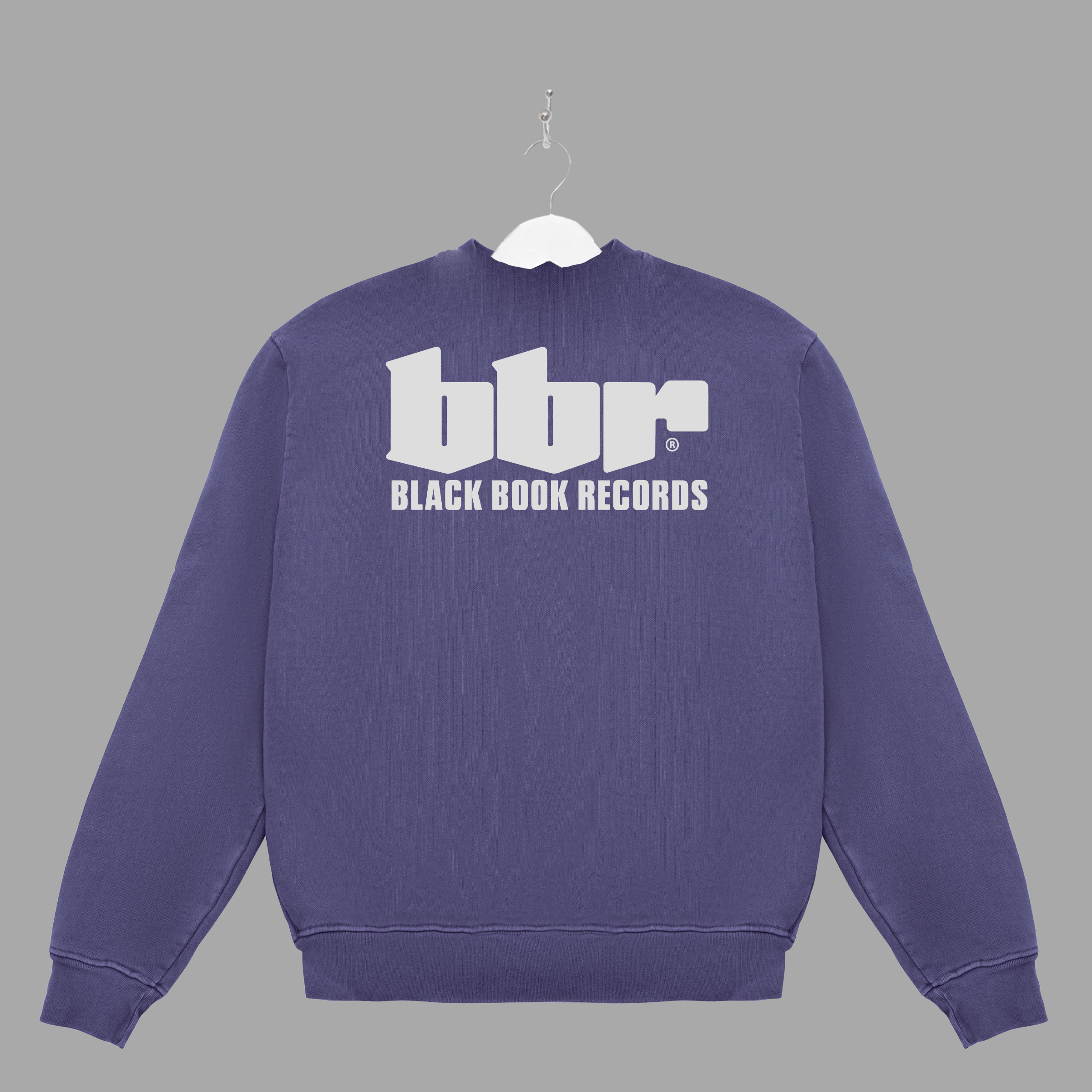 BBR - WHITE - CREWNECK - "PREMIUM-BOX FIT"