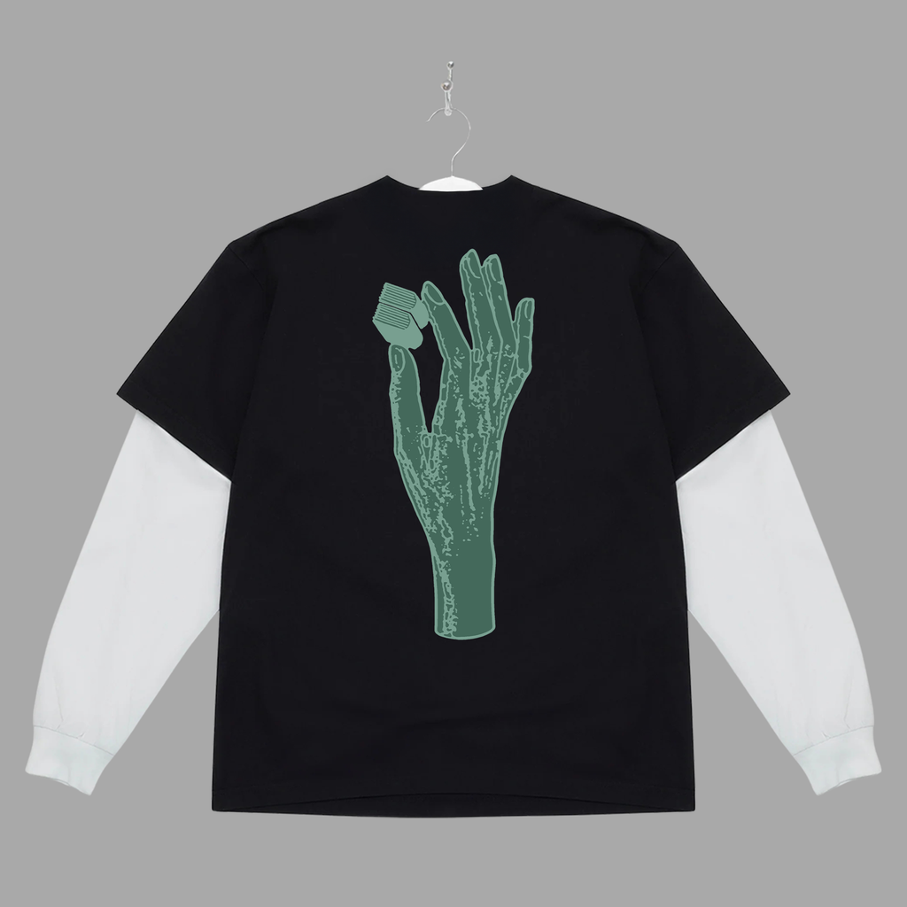 B HAND - GREEN - BLACK/WHITE 2FER "PREMIUM-BOX FIT"