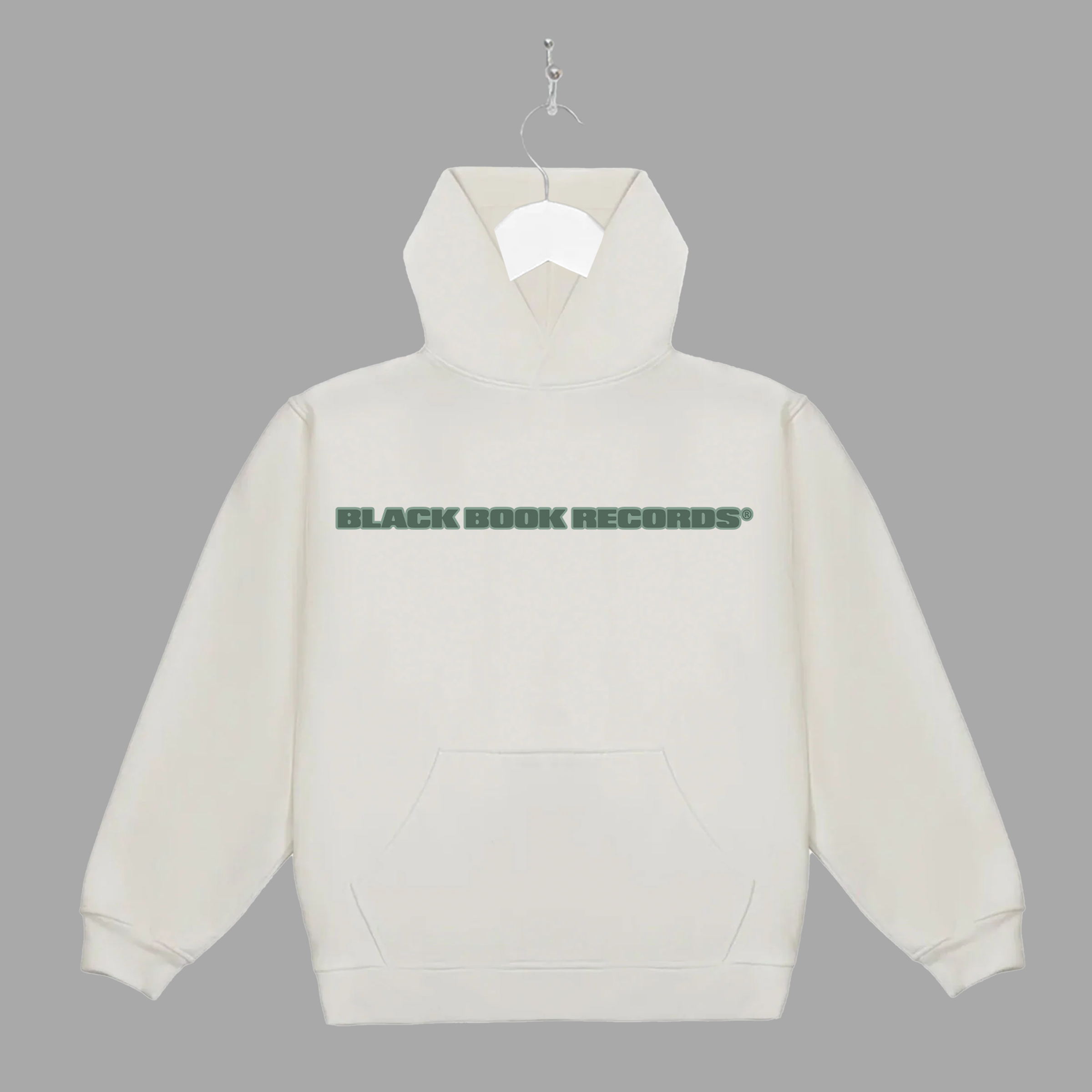 B HAND - GREEN - HOODIE - "PREMIUM-BOX FIT"