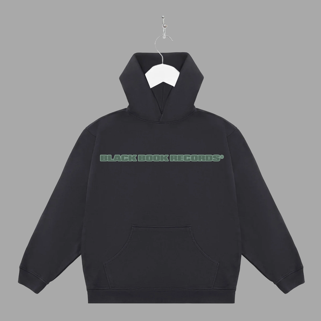 B HAND - GREEN - HOODIE - "PREMIUM-BOX FIT"