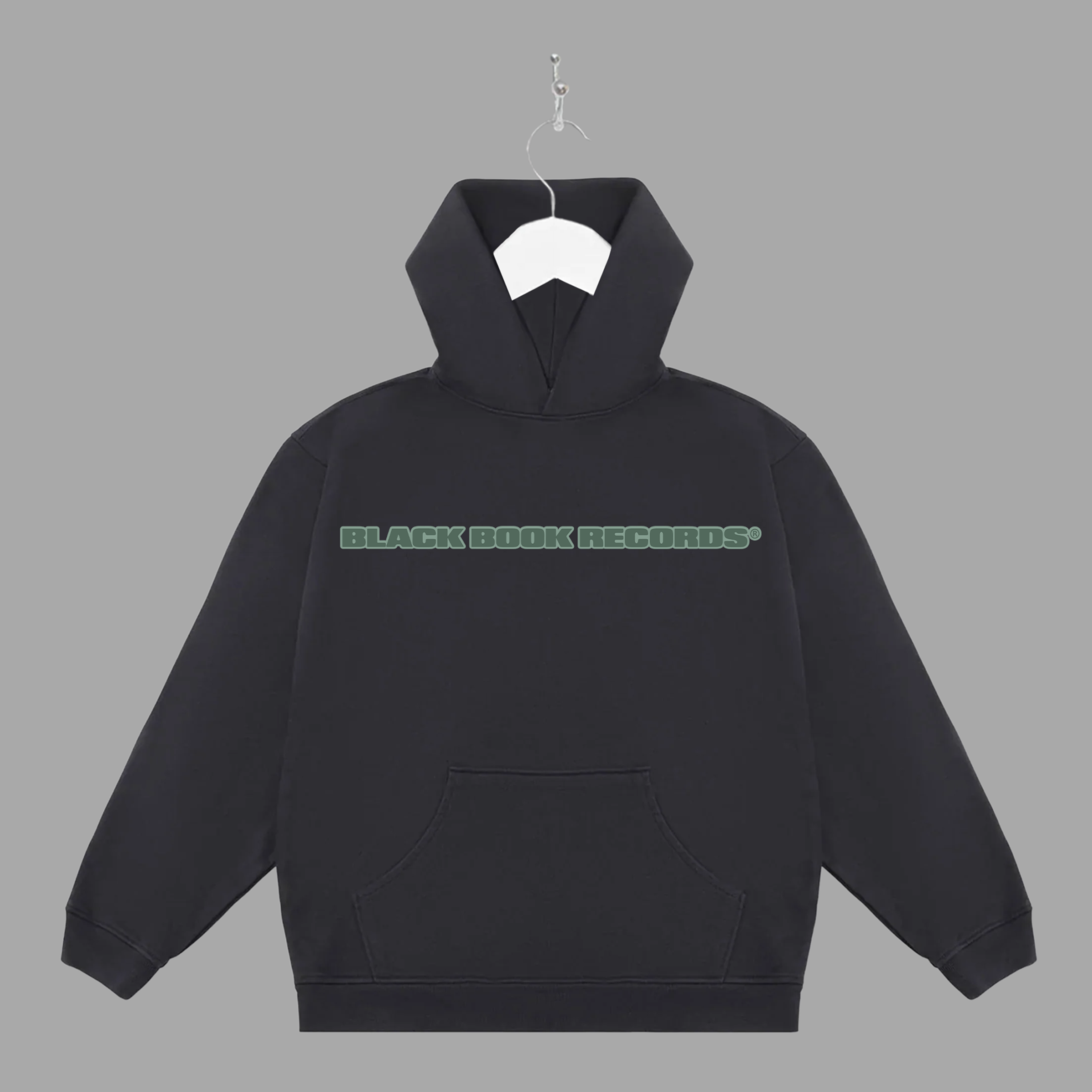 B HAND - GREEN - HOODIE - "PREMIUM-BOX FIT"