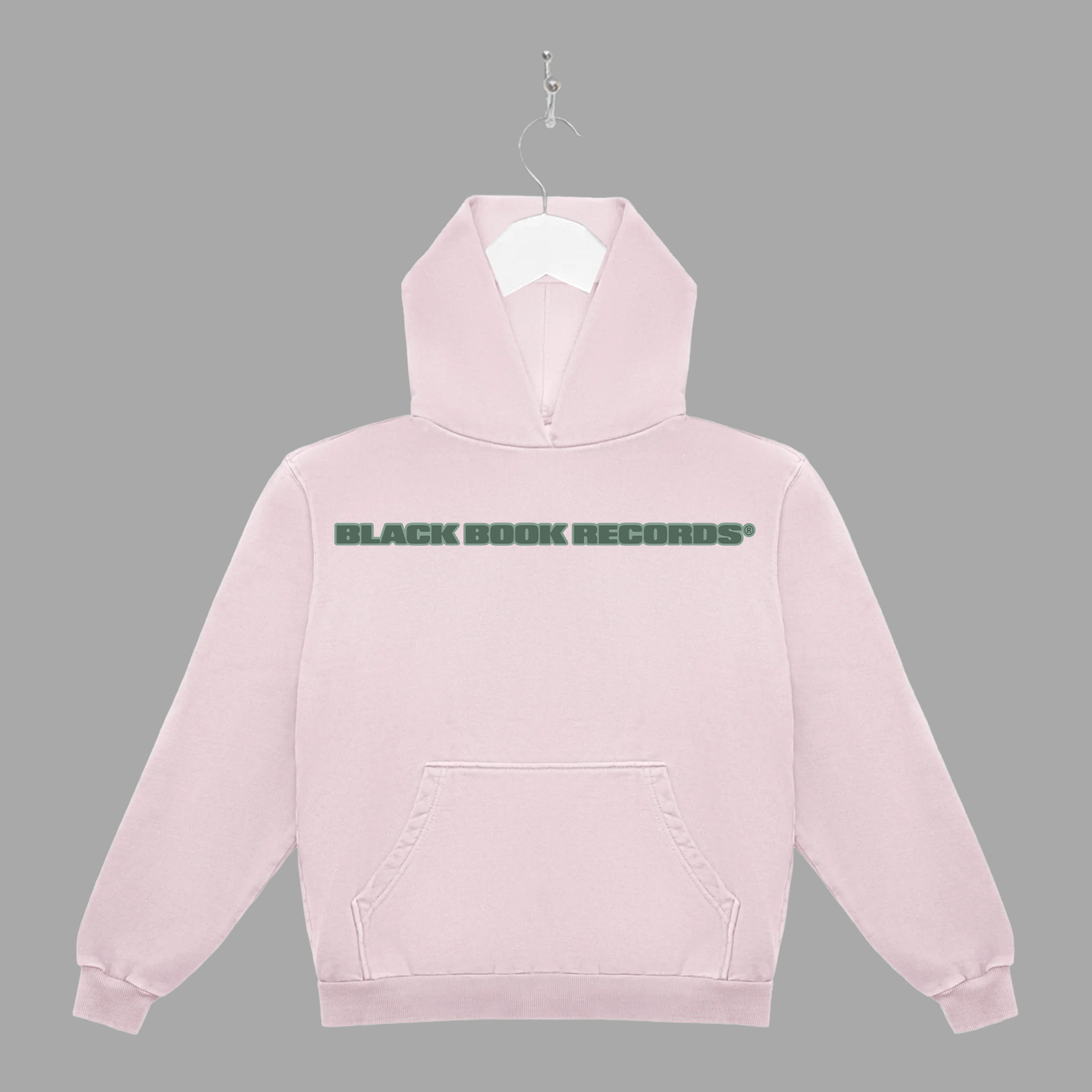B HAND - GREEN - HOODIE - "PREMIUM-BOX FIT"