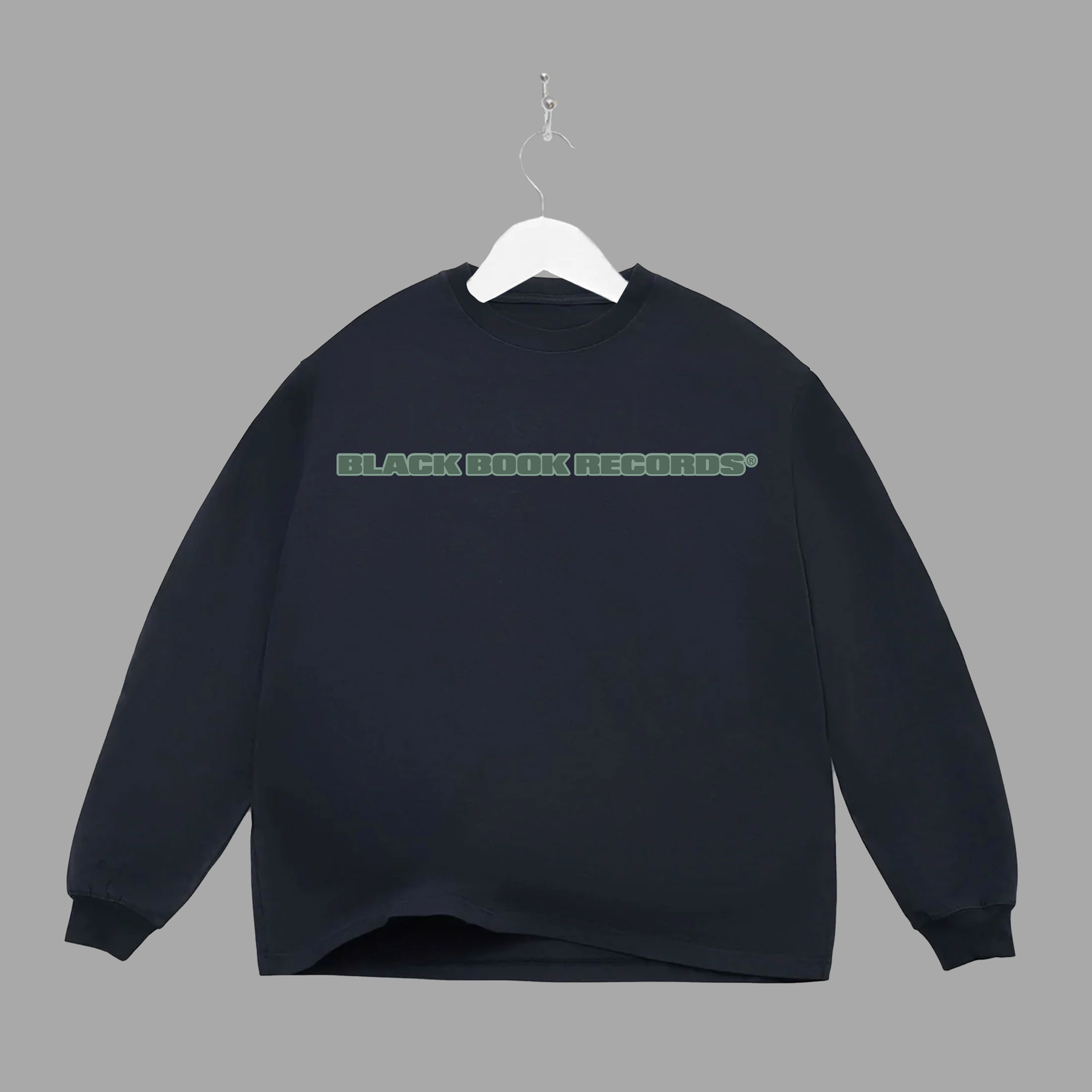 B HAND - GREEN - LONGSLEEVE - "PREMIUM-BOX FIT"
