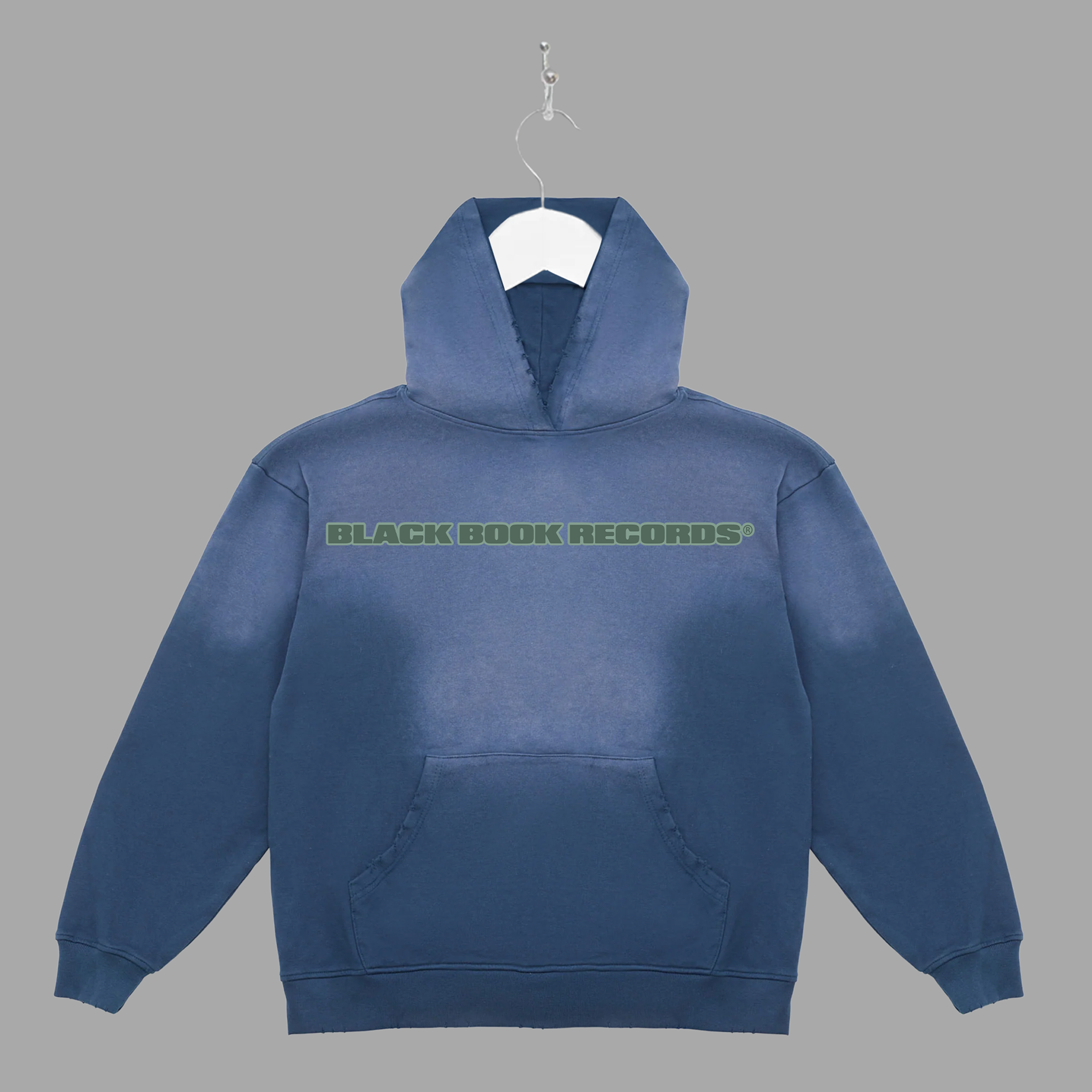 B HAND - GREEN - HOODIE - "PREMIUM-BOX FIT"