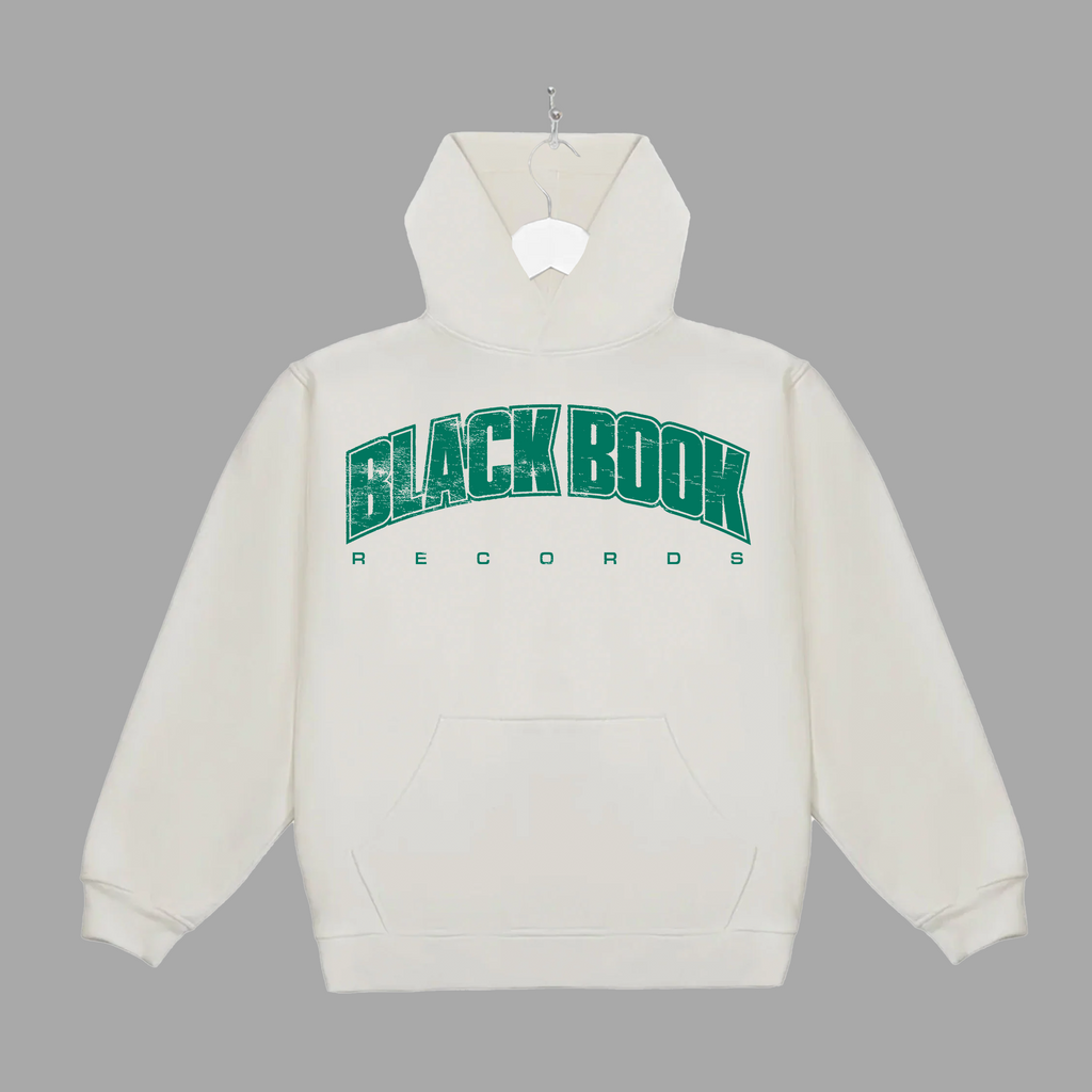 BLACK BOOK UNI - GREEN - HOODIE - "PREMIUM-BOX FIT"