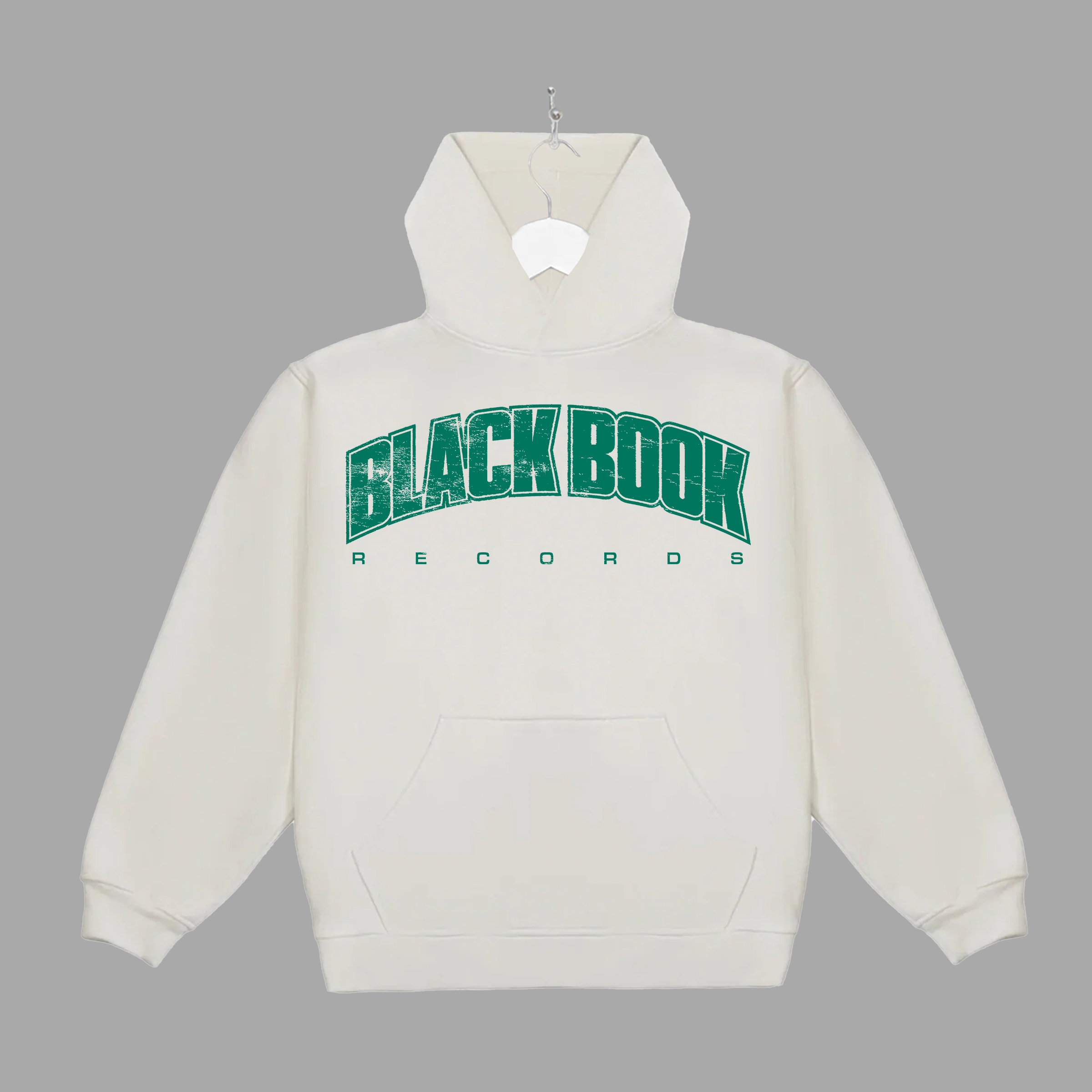 BLACK BOOK UNI - GREEN - HOODIE - "PREMIUM-BOX FIT"