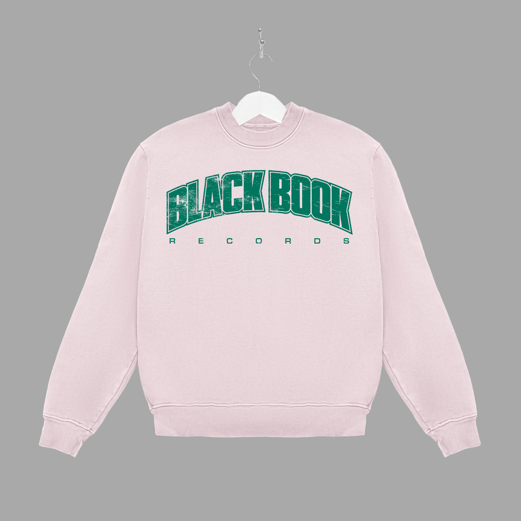 BLACK BOOK UNI - GREEN - CREWNECK - "PREMIUM-BOX FIT"