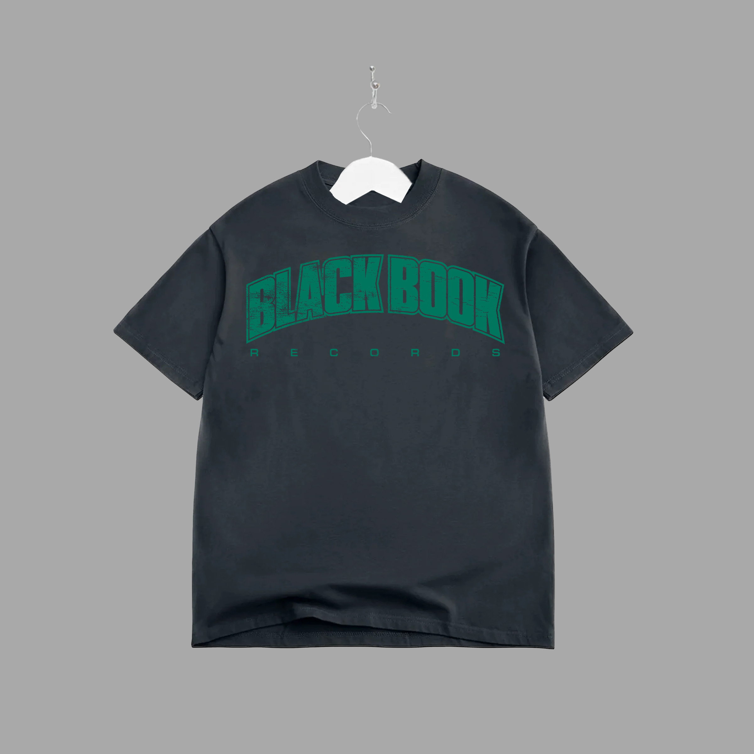 BLACK BOOK UNI - GREEN - TEE - "PREMIUM-BOX FIT"