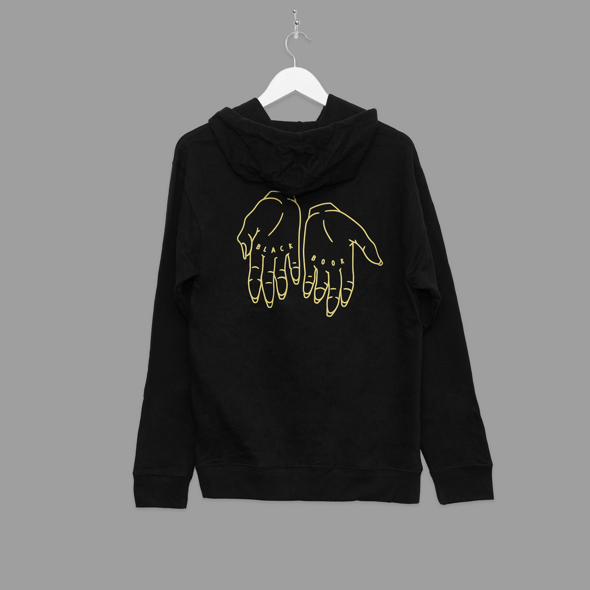 HANDS HOODIE- GOLD/ BLACK - "TRADITIONAL FIT"