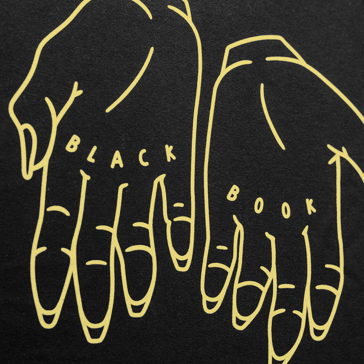 HANDS HOODIE- GOLD/ BLACK - "TRADITIONAL FIT"