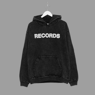 RECORDS HOODIE - GRAPHITE