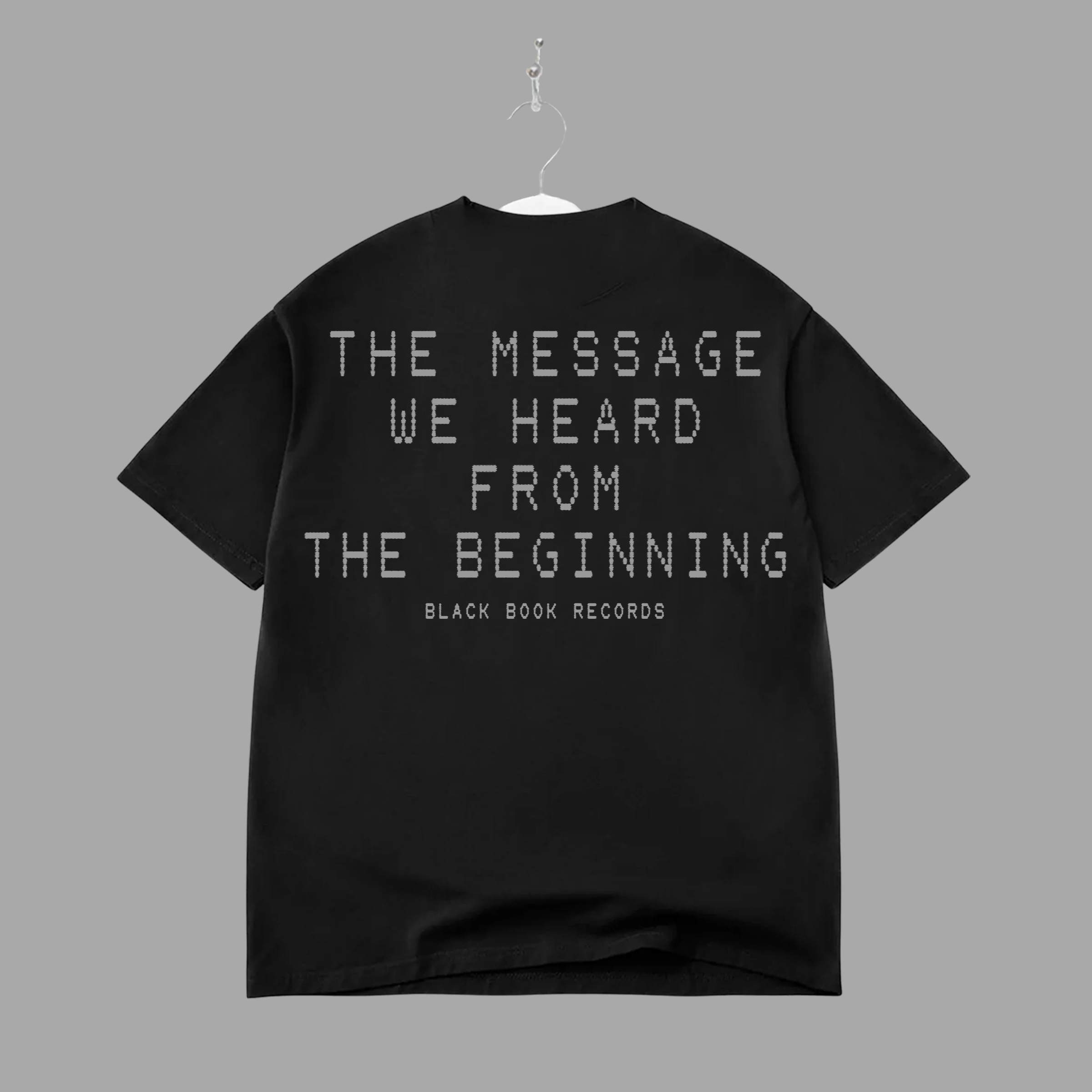 THE MESSAGE FADED - GREY - TEE - "PREMIUM-BOX FIT"